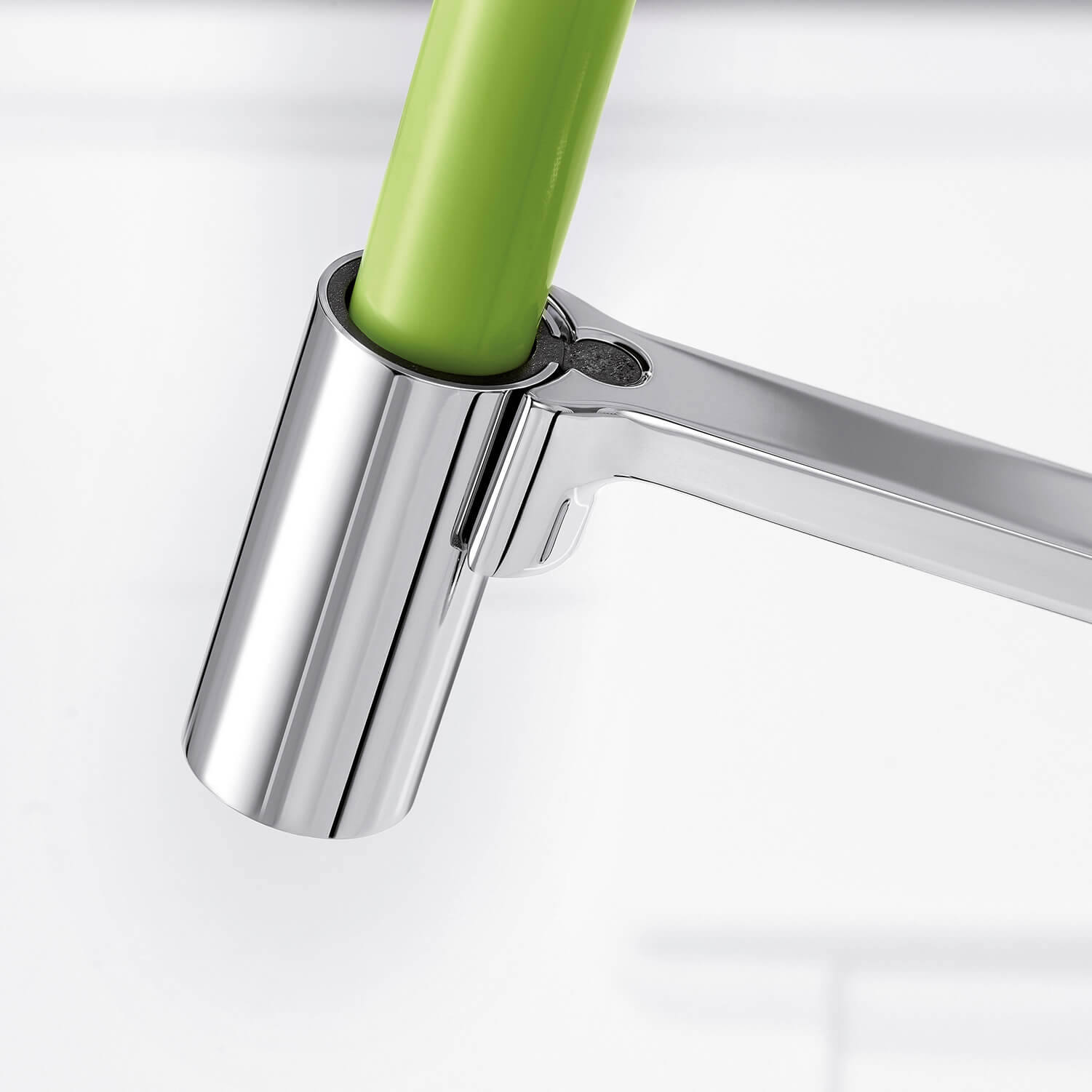 Blanco Viu-S Single Lever Chrome Mono Pull Out Kitchen Mixer Tap with Replaceable Hose