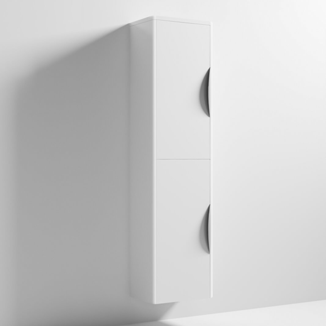 Harbour Grace 1400mm Tall Storage Unit - Gloss White