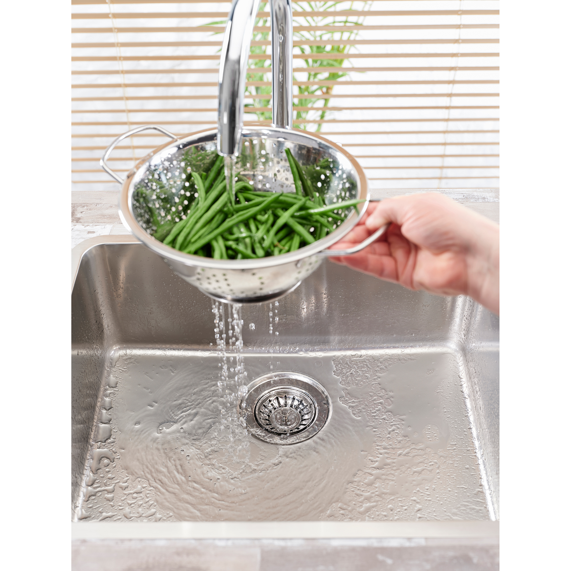 Reginox Ohio 50x40 Single Bowl Stainless Steel Inset / Undermount Kitchen Sink & Waste - 540 x 440mm