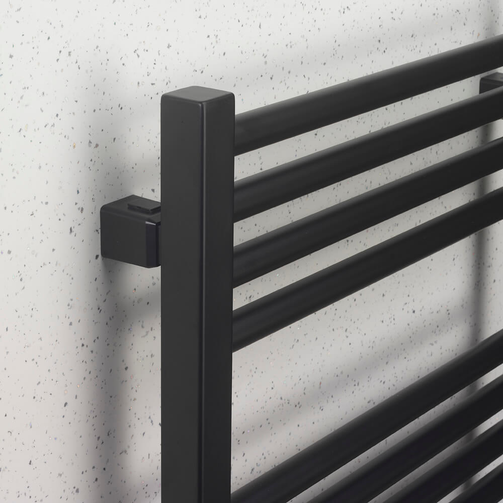 Crosswater MPRO Matt Black Heated Towel Rail
