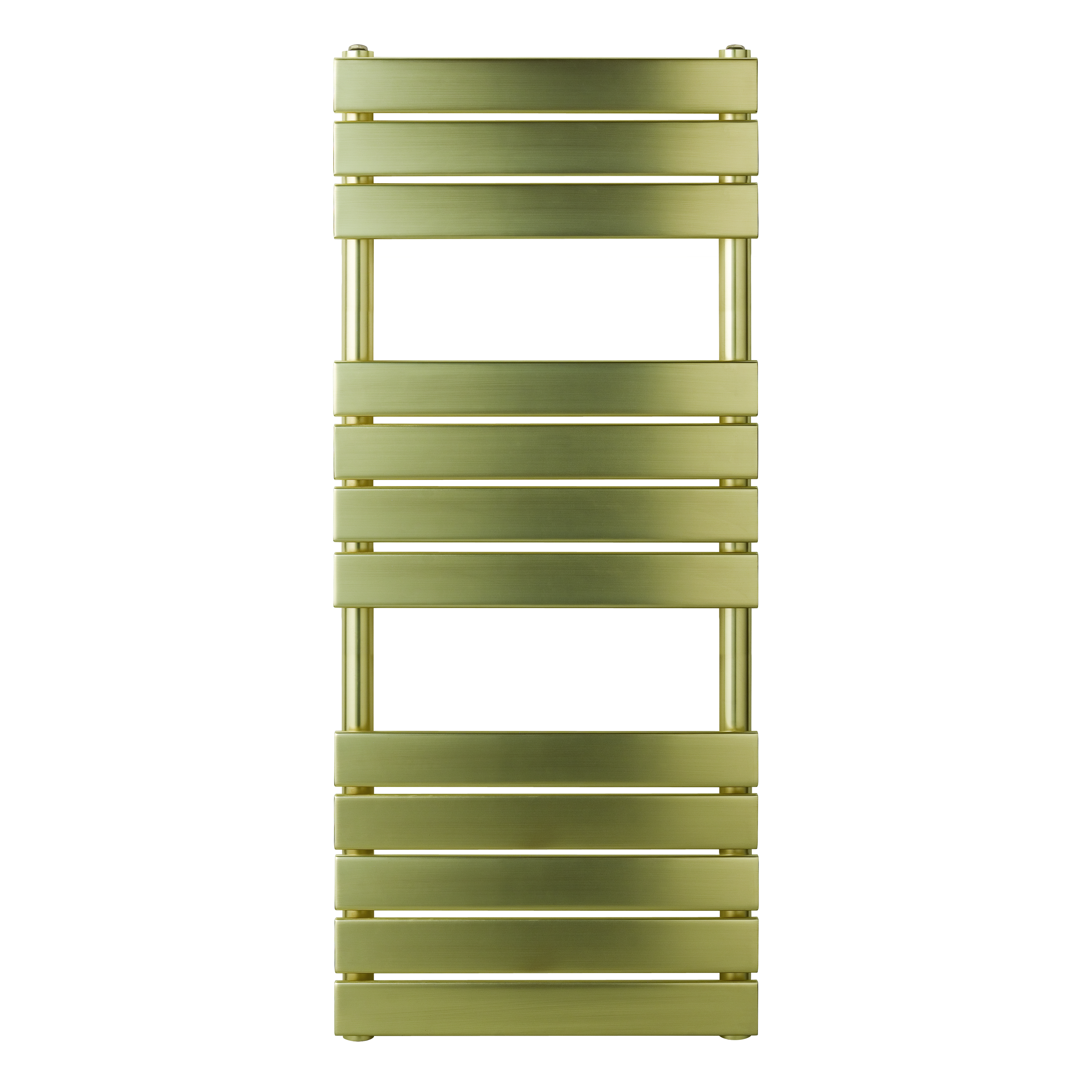 EliteHeat Steel Designer Heated Towel Rail Radiator - Brushed Brass