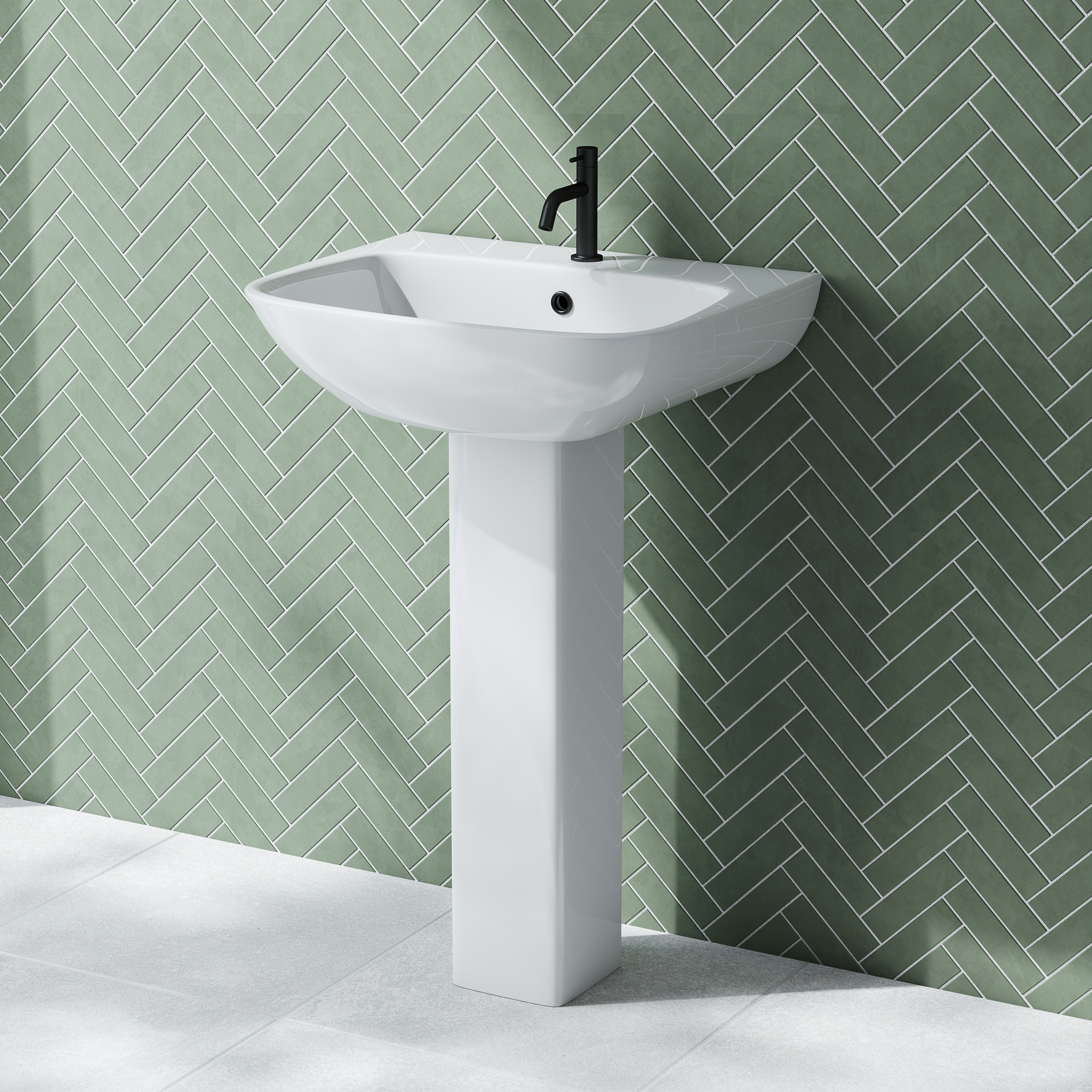 Emily Modern Bathroom Suite with Rimless Toilet 