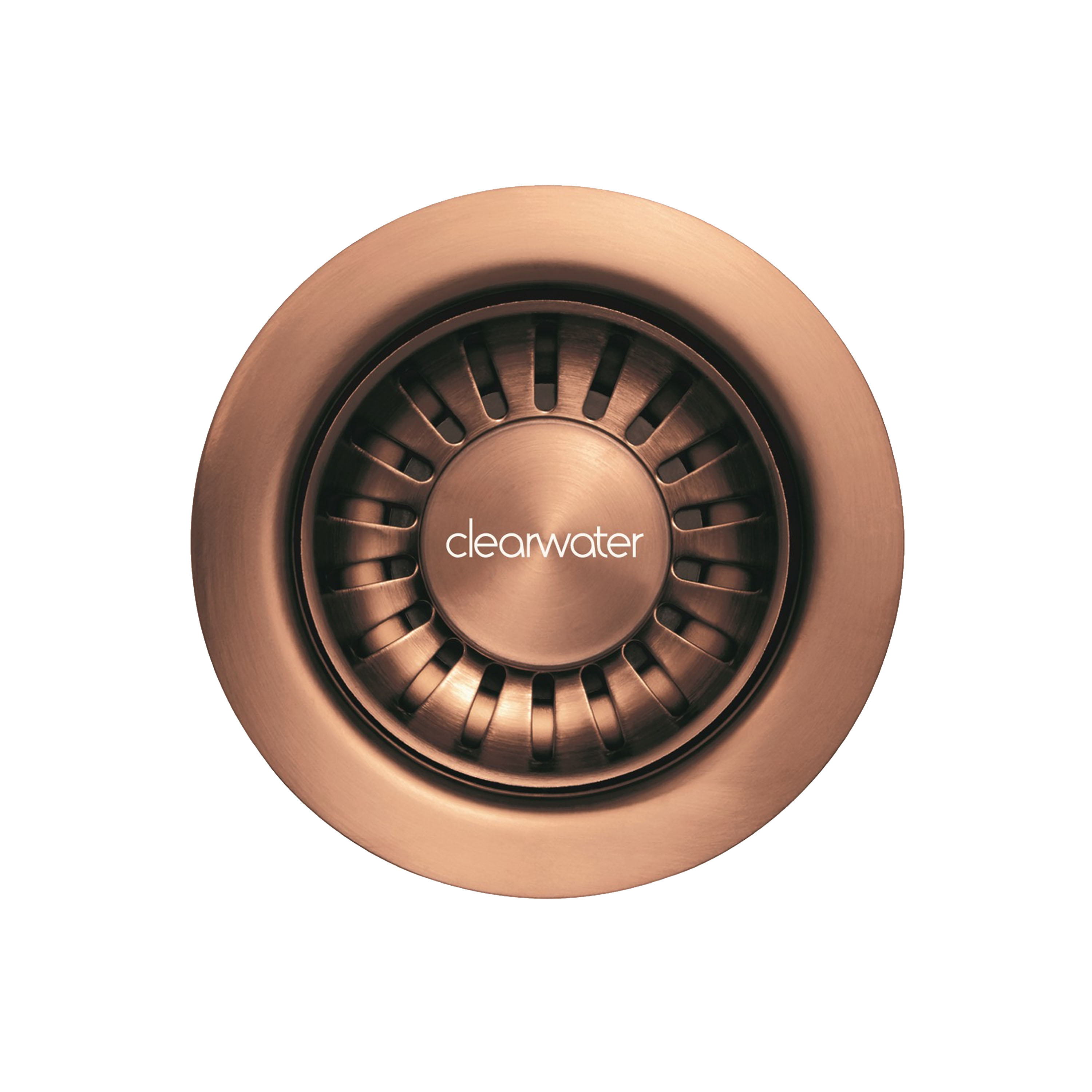 Clearwater Regency Copper 90mm Kitchen Basket Strainer Waste
