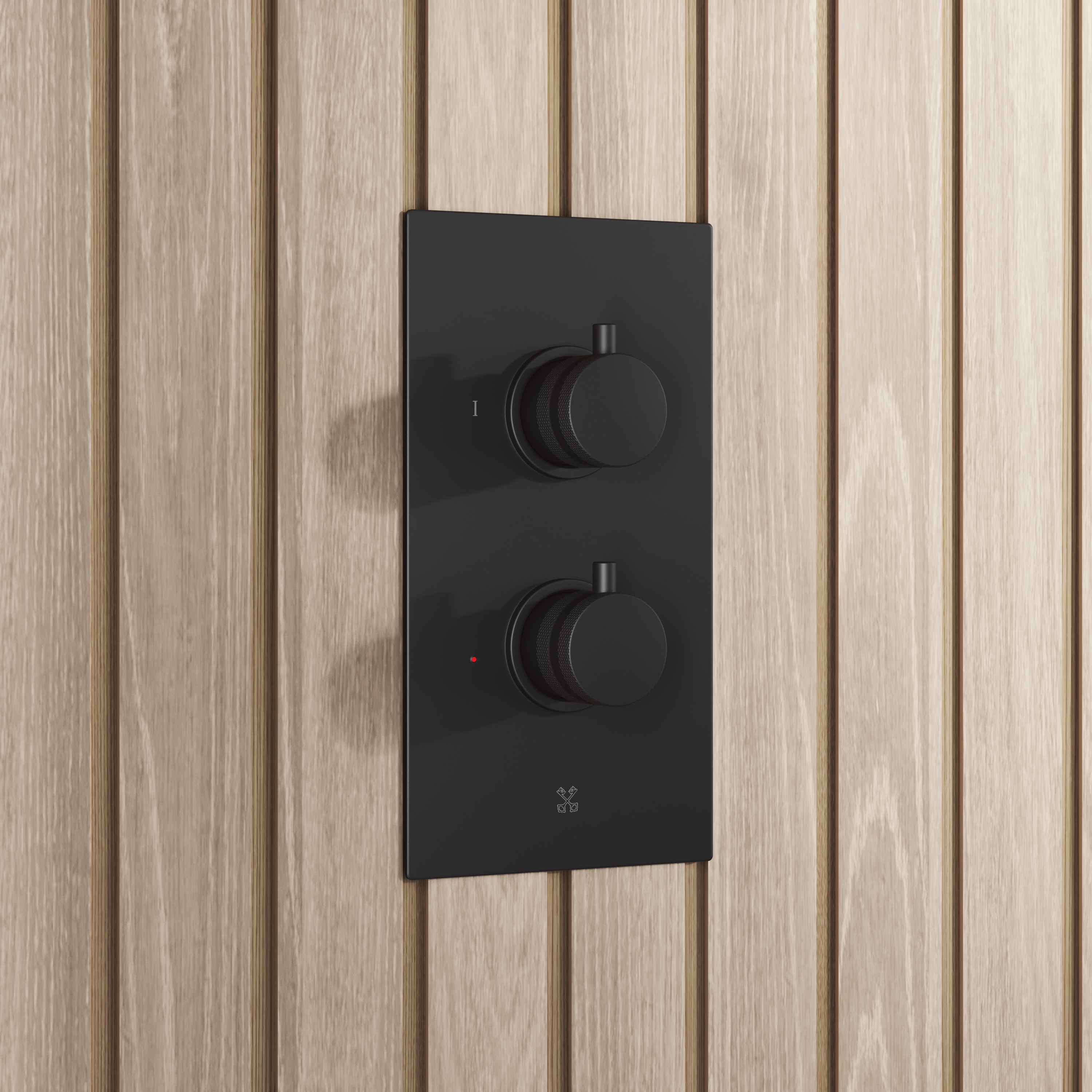 Core Concealed Thermostatic Valve, Fixed Head & Shower Handset Kit