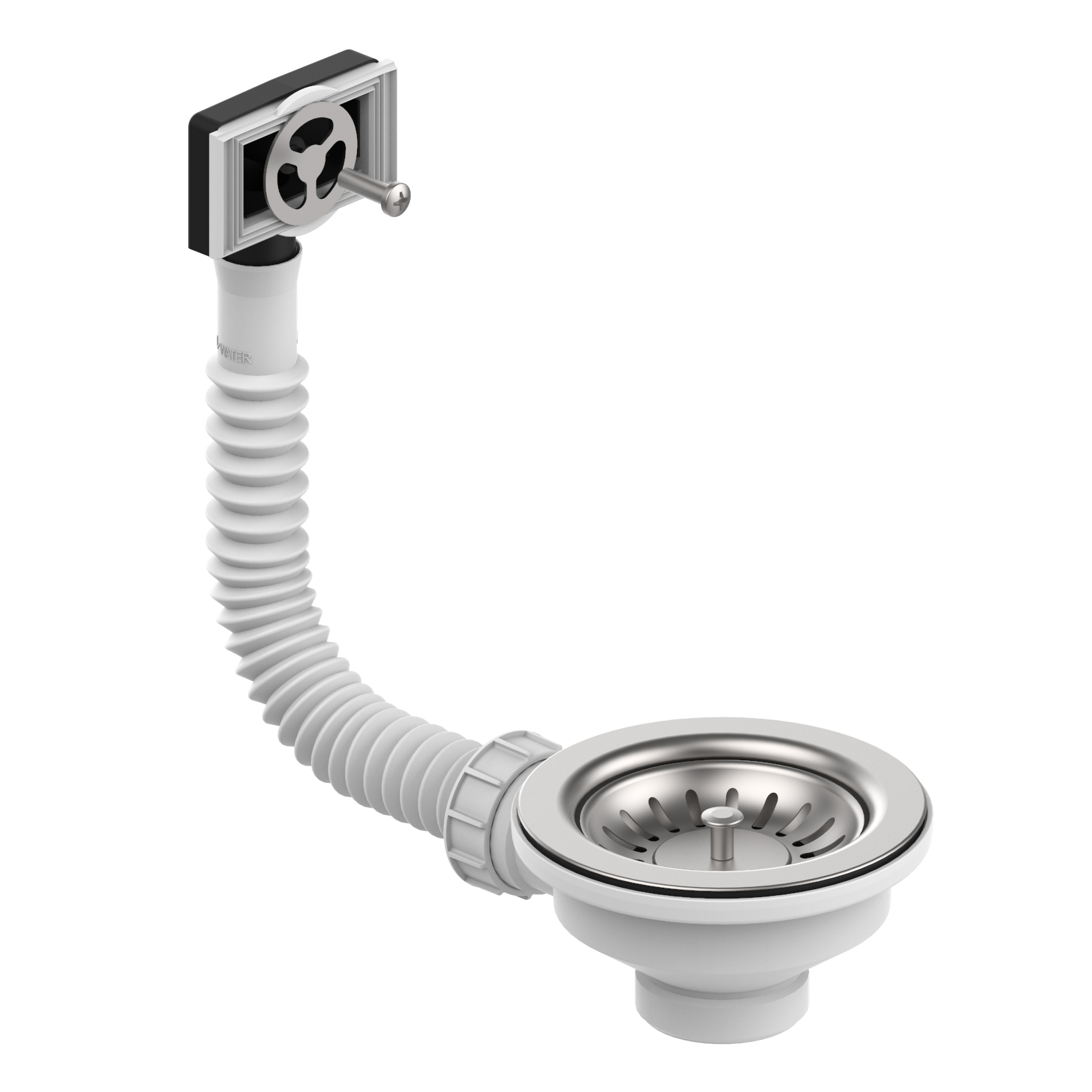 Leisure Stainless Steel Single Bowl Basket Strainer Waste Kit