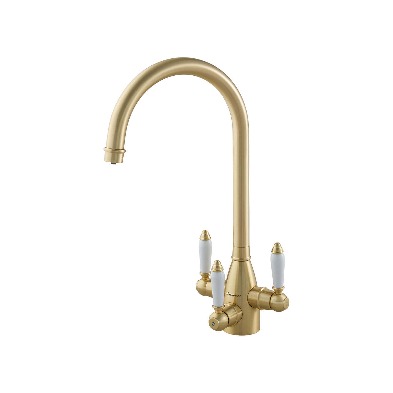 Clearwater Krypton Triple Lever Mono Kitchen Mixer and Cold Filtered Water Tap