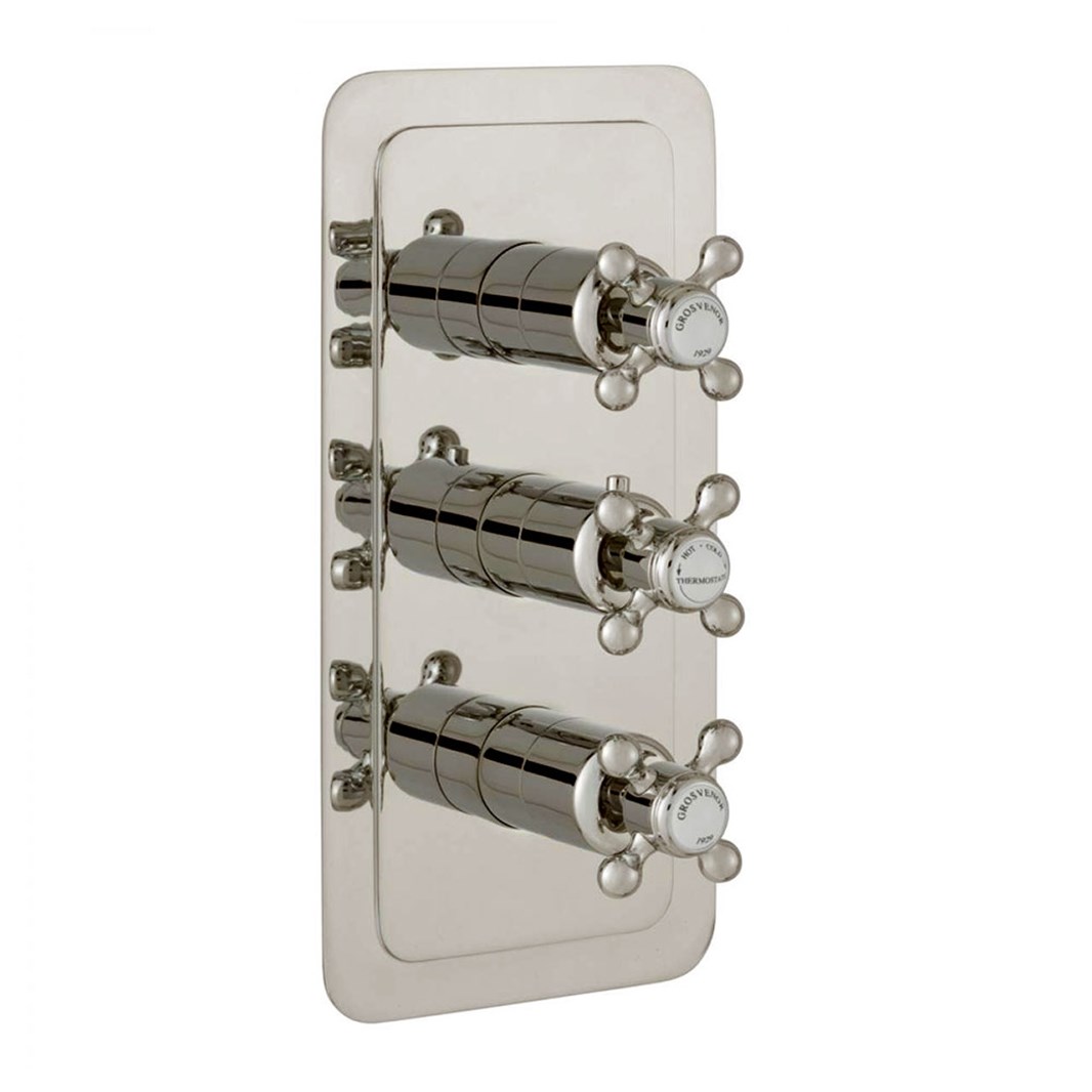 Butler & Rose Caledonia Crosshead 2 Outlet Concealed Thermostatic Shower Valve