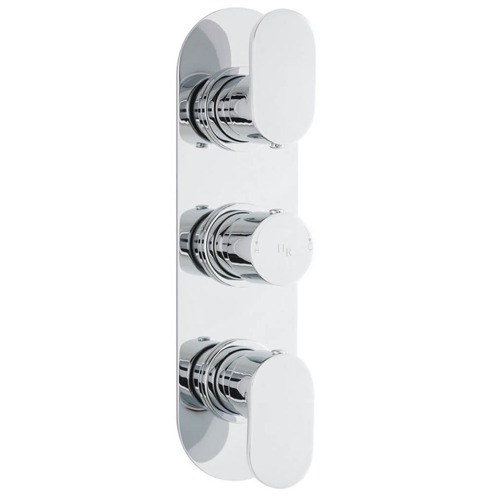 Hudson Reed Reign Round 2 Outlet Concealed Thermostatic Shower Valve