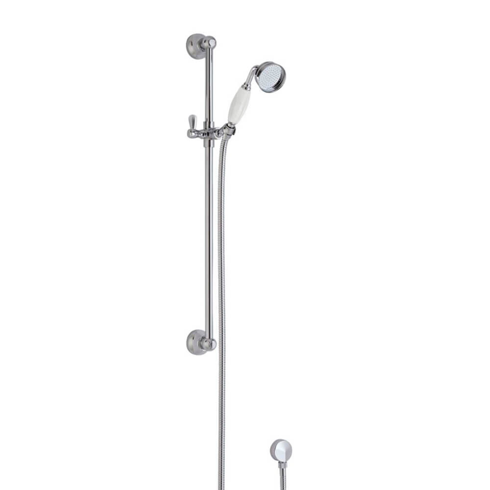 Butler & Rose Edith Concealed Shower Valve, Fixed Shower Head & Slide Rail Kit