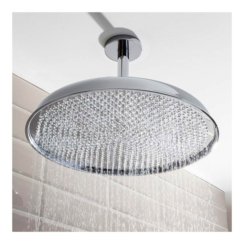 Crosswater Rex Chrome Extendable Ceiling Mounted Shower Arm - 80mm, 120mm & 200mm