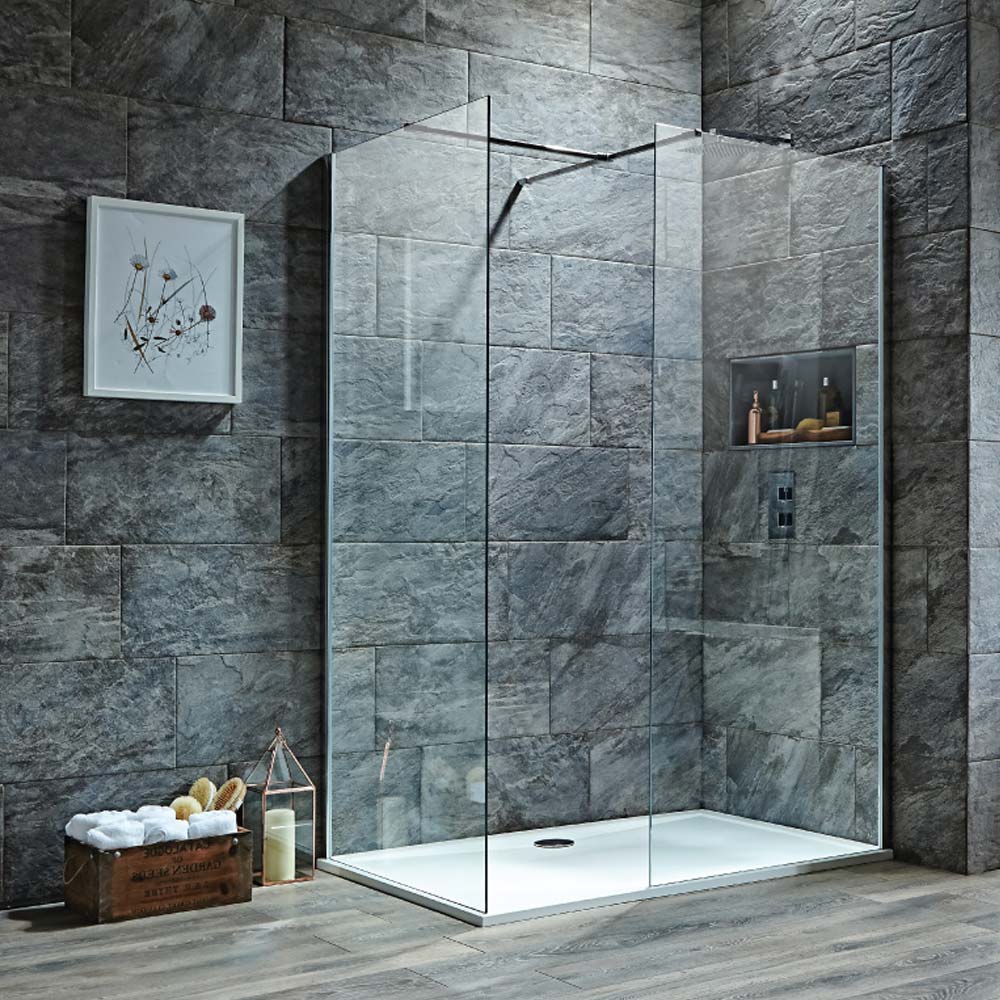 Harbour i8 8mm 2m Tall Easy Clean Wetroom 2 Panel Pack