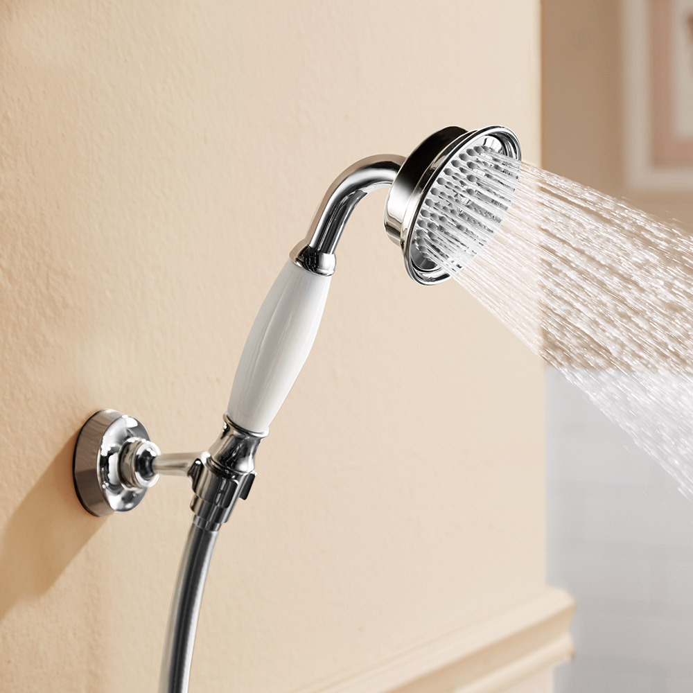 Flova Liberty Wall Bracket Hand Shower Holder with Swivel Joint - Chrome