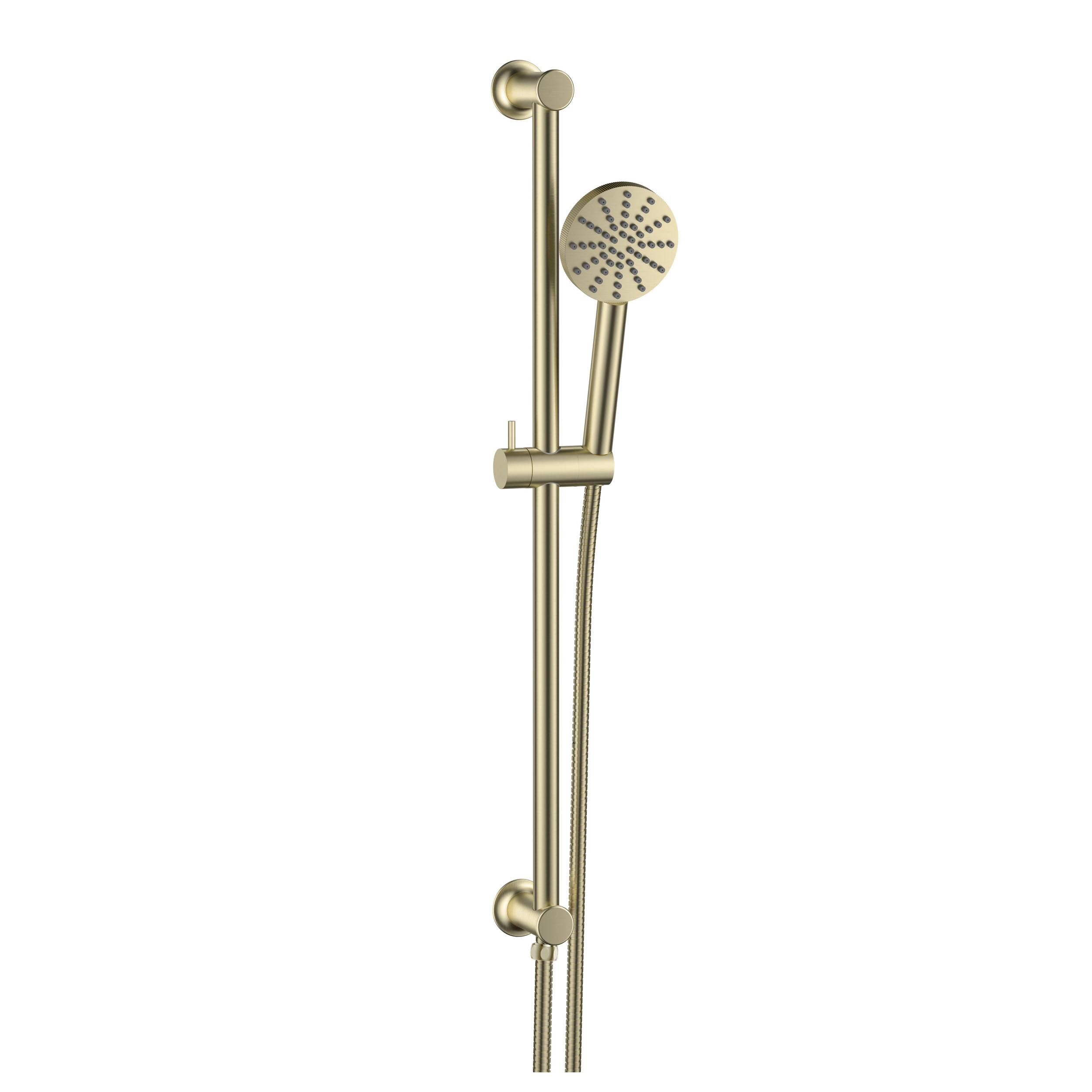 Core Fluted Slide Rail Shower Kit, Shower Handset & Hose with Integrated Elbow