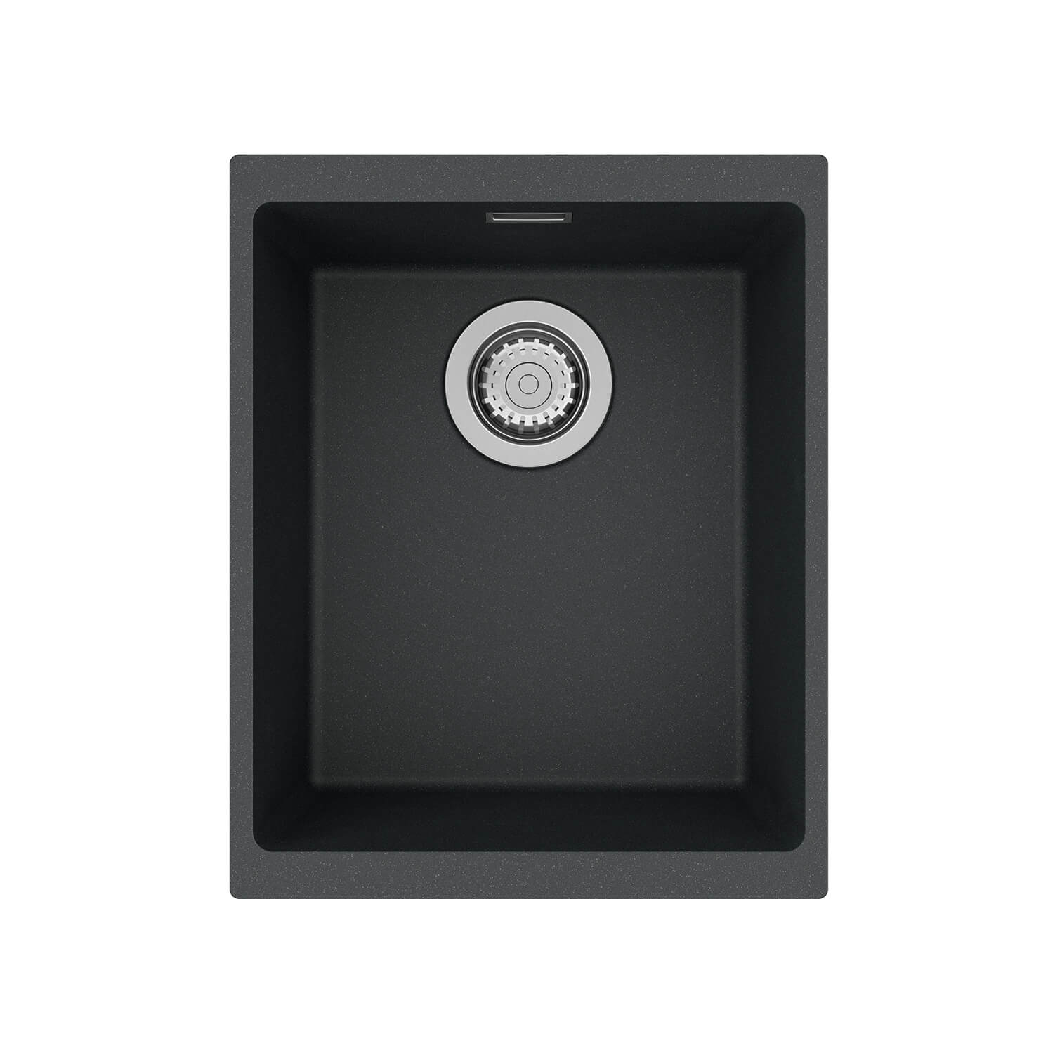Clearwater Siena Compact 1 Bowl Granite Composite Inset or Undermount Kitchen Sink & Waste - 370 x 460mm