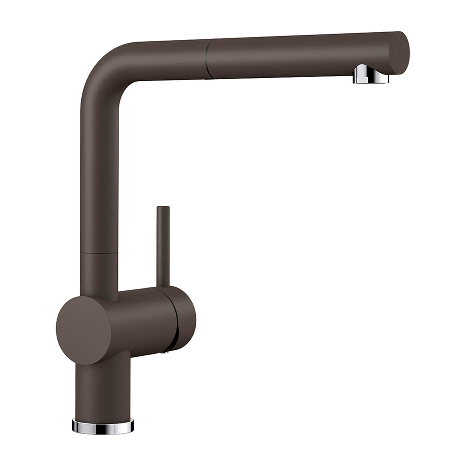 Blanco Linus-S Vario Single Lever Mono Pull Out Kitchen Mixer Tap with Silgranit Matching Finish