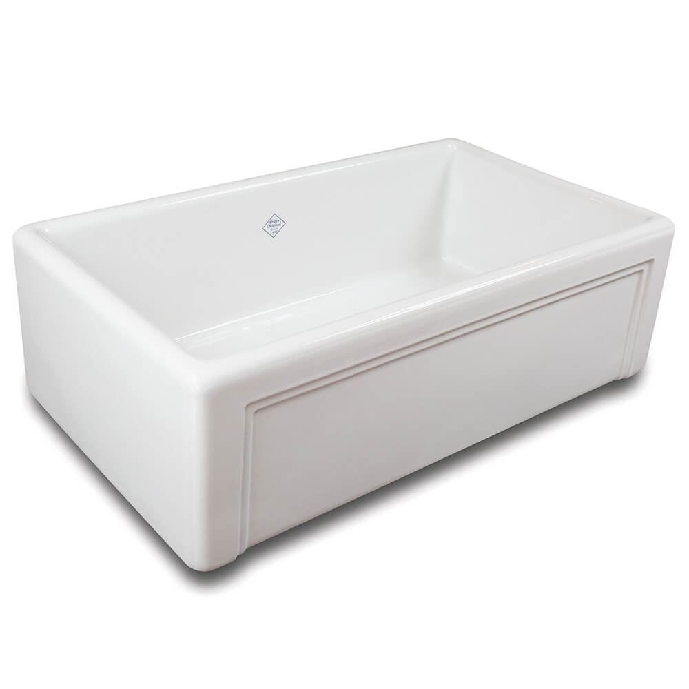 Shaws Original Entwistle Ceramic Single Bowl Butler Kitchen Sink - 760mm x 460mm