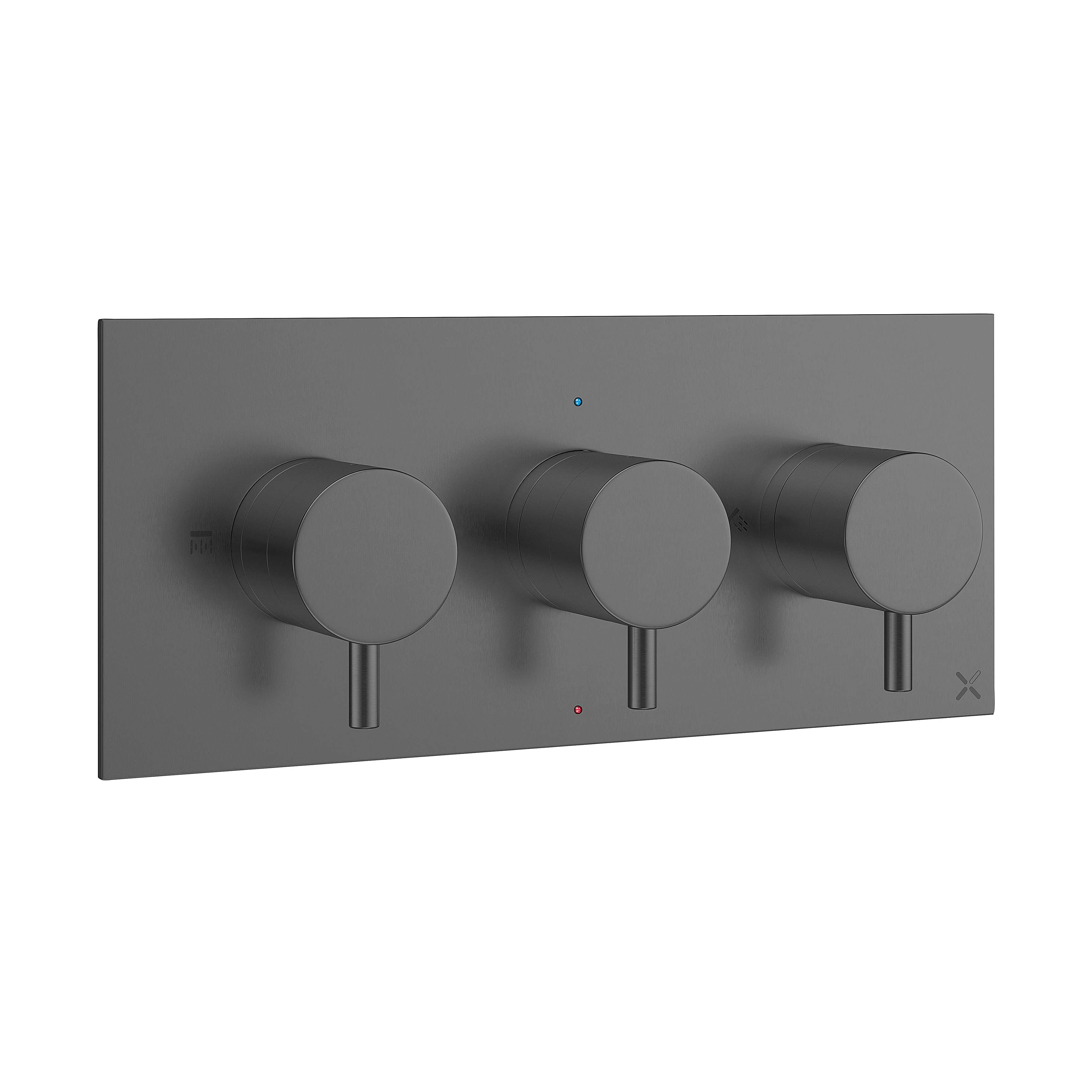 Crosswater MPRO 2 Outlet Concealed Thermostatic Shower Valve (3 Handles)