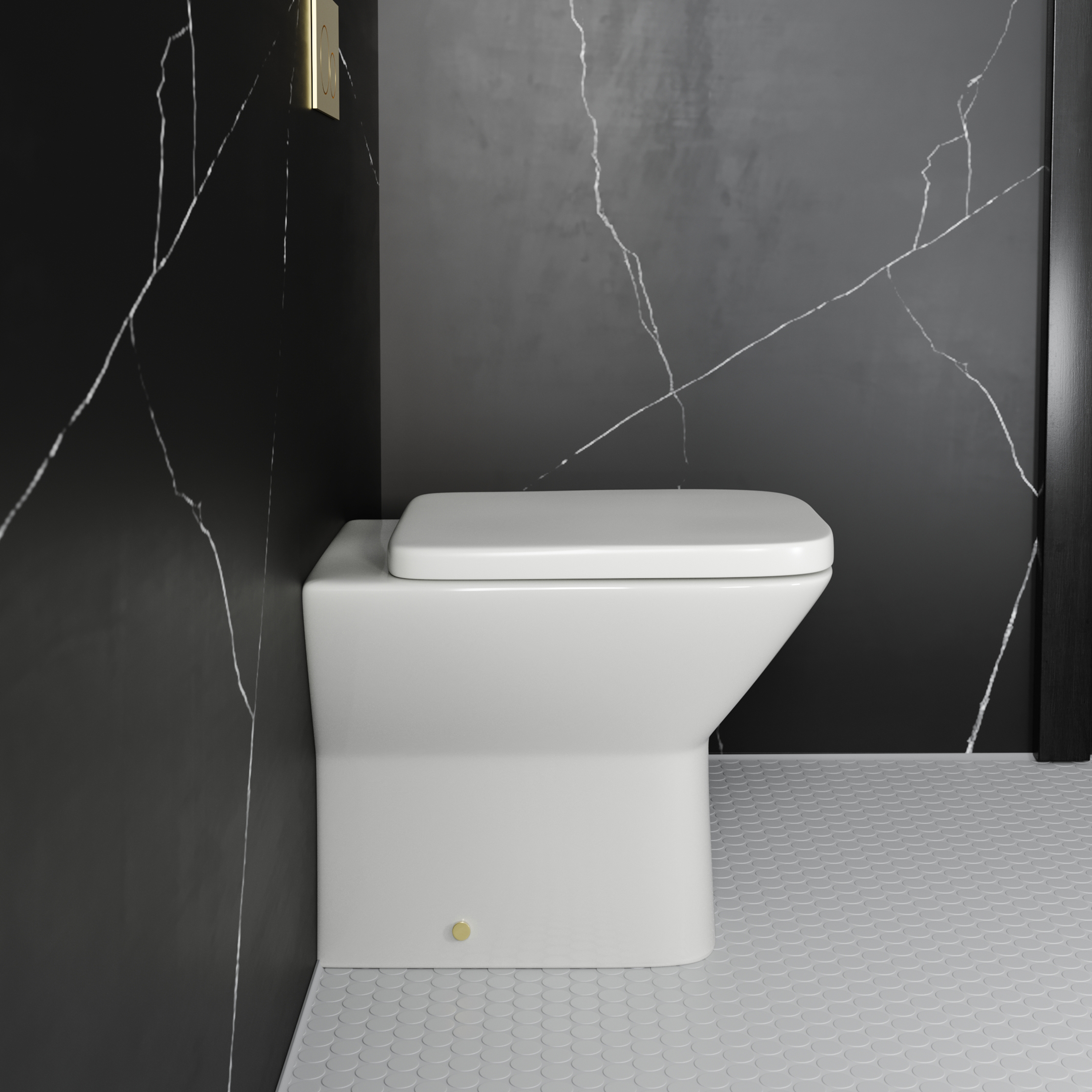 Harbour Alchemy Rimless Back to Wall Toilet & Soft Close Seat