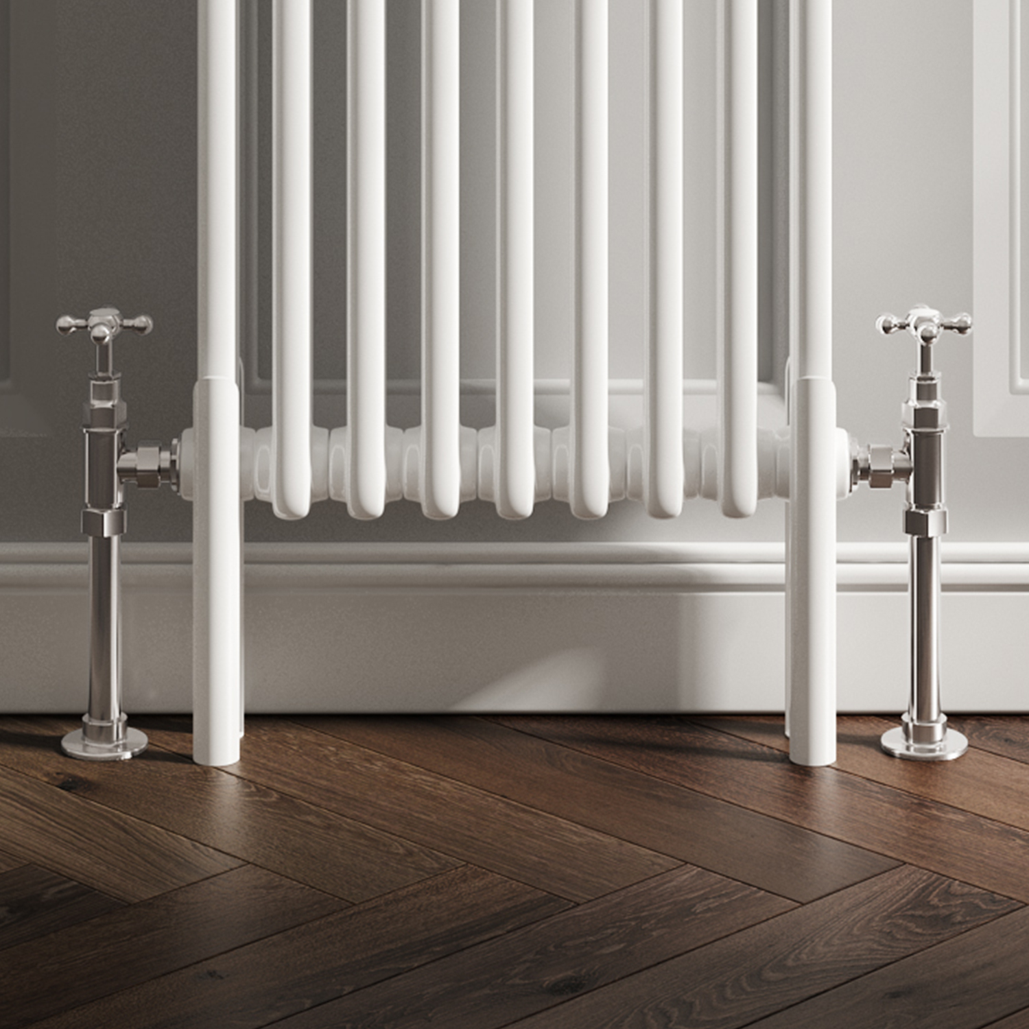 EliteHeat Victoria Column Traditional Radiator Floor Mounted Leg