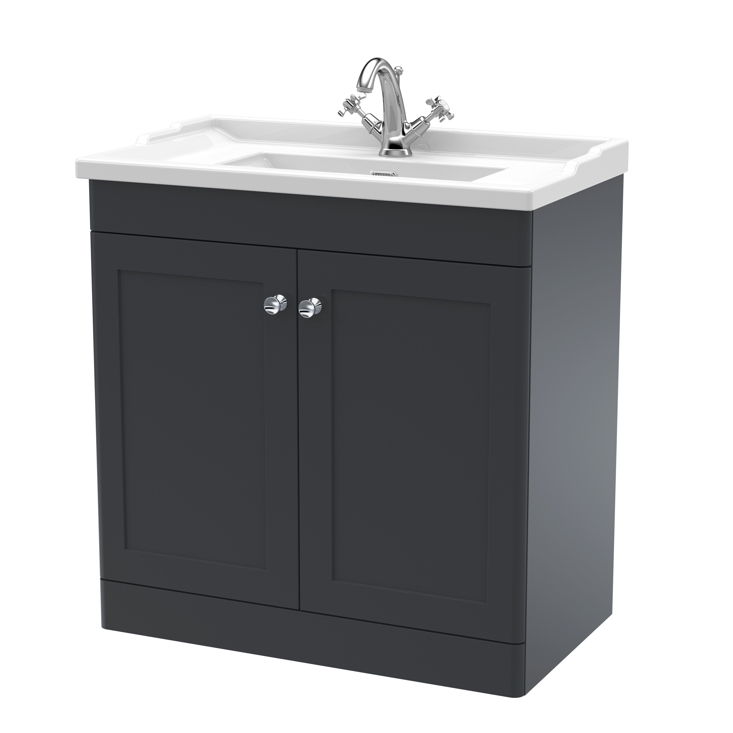 Butler & Rose Ophelia 800mm Floorstanding 2 Door Vanity Unit & Basin