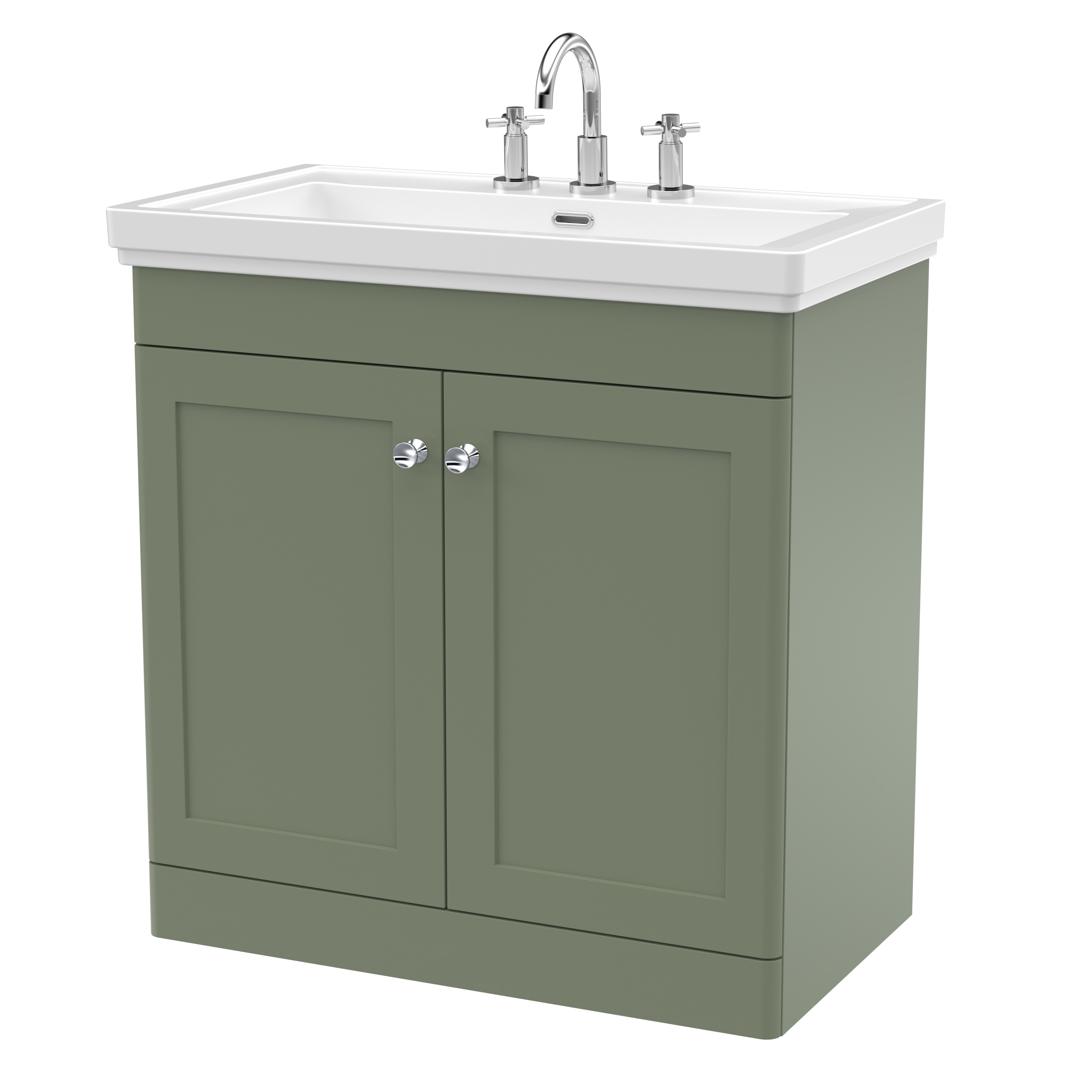 Butler & Rose Ophelia 800mm Floorstanding 2 Door Vanity Unit & Basin