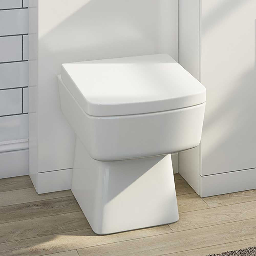 Jack Square Back to Wall Toilet & Soft Close Seat
