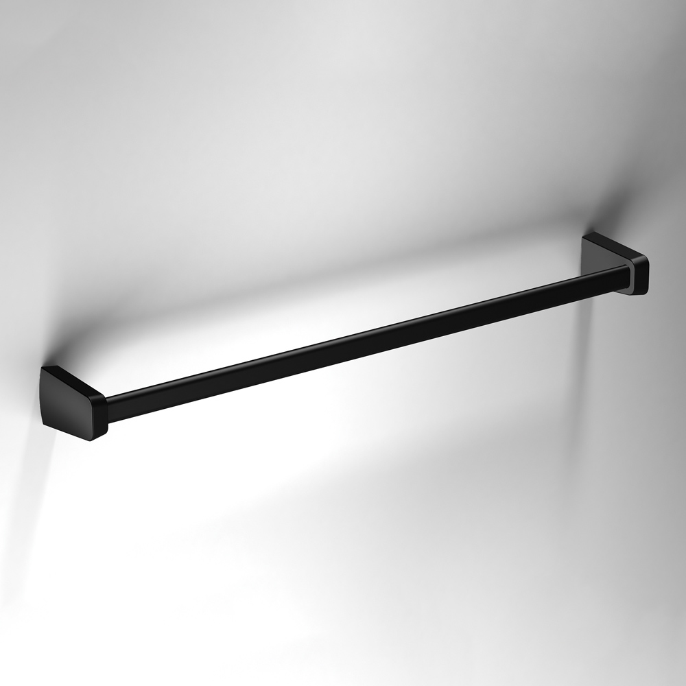 Sonia S6 Black Towel Rail - 560mm