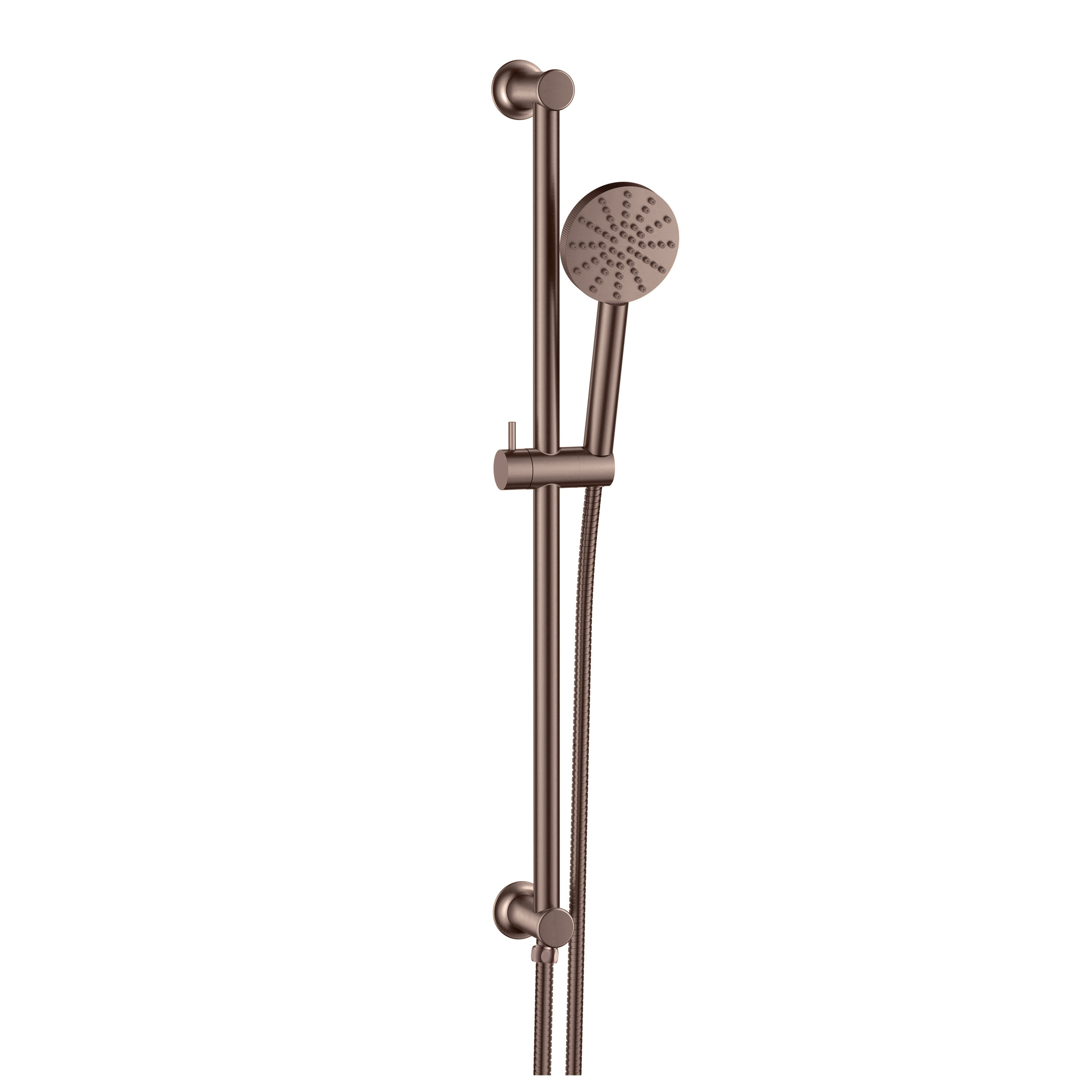 Core Fluted Slide Rail Shower Kit, Shower Handset & Hose with Integrated Elbow