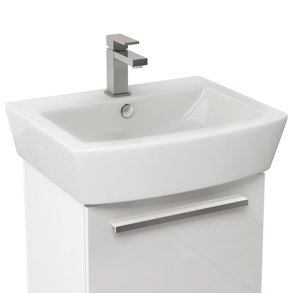 Pura Bloque Single Lever Basin Mixer with Clicker Waste