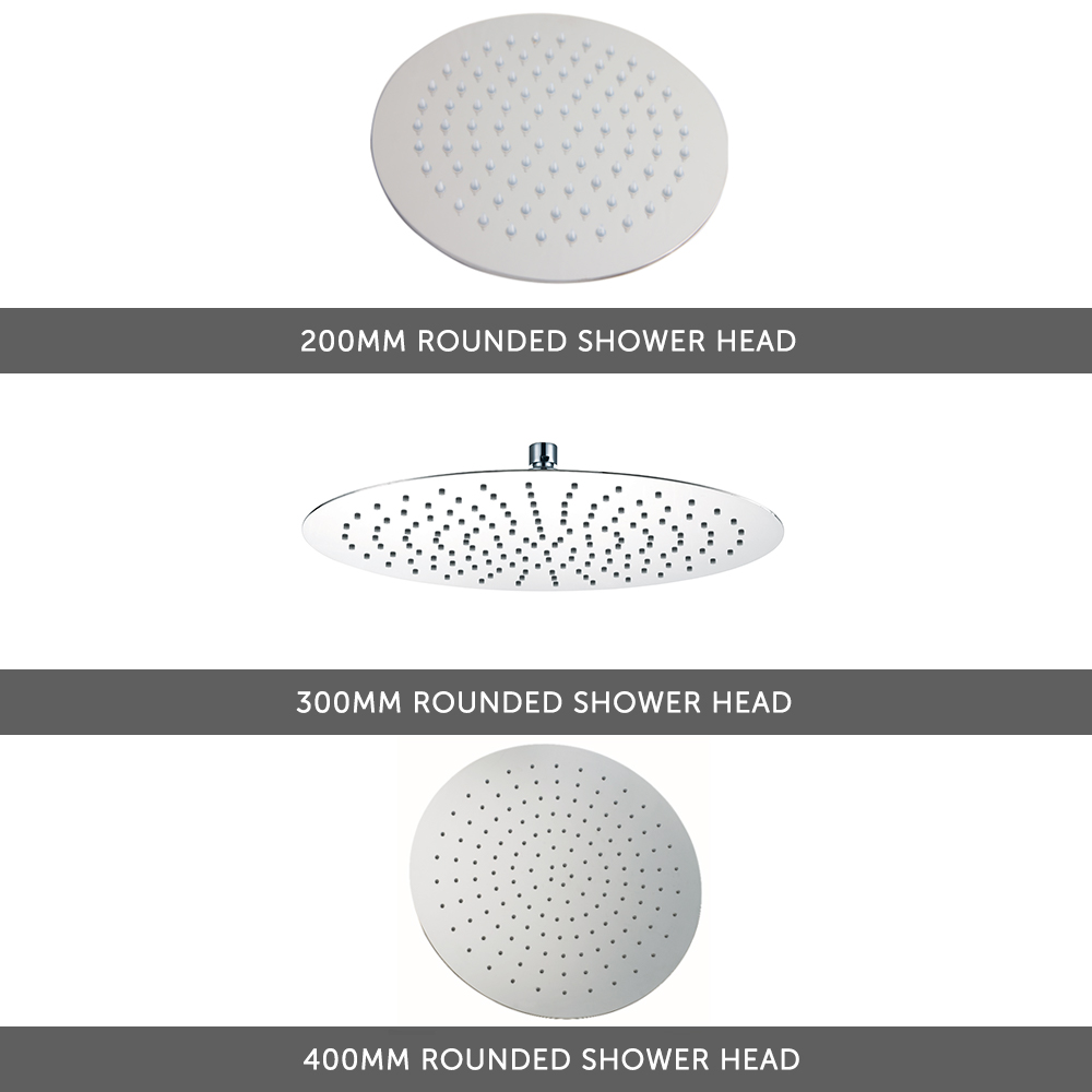 Holly Concealed Shower Valve, Fixed Shower Head & Handset