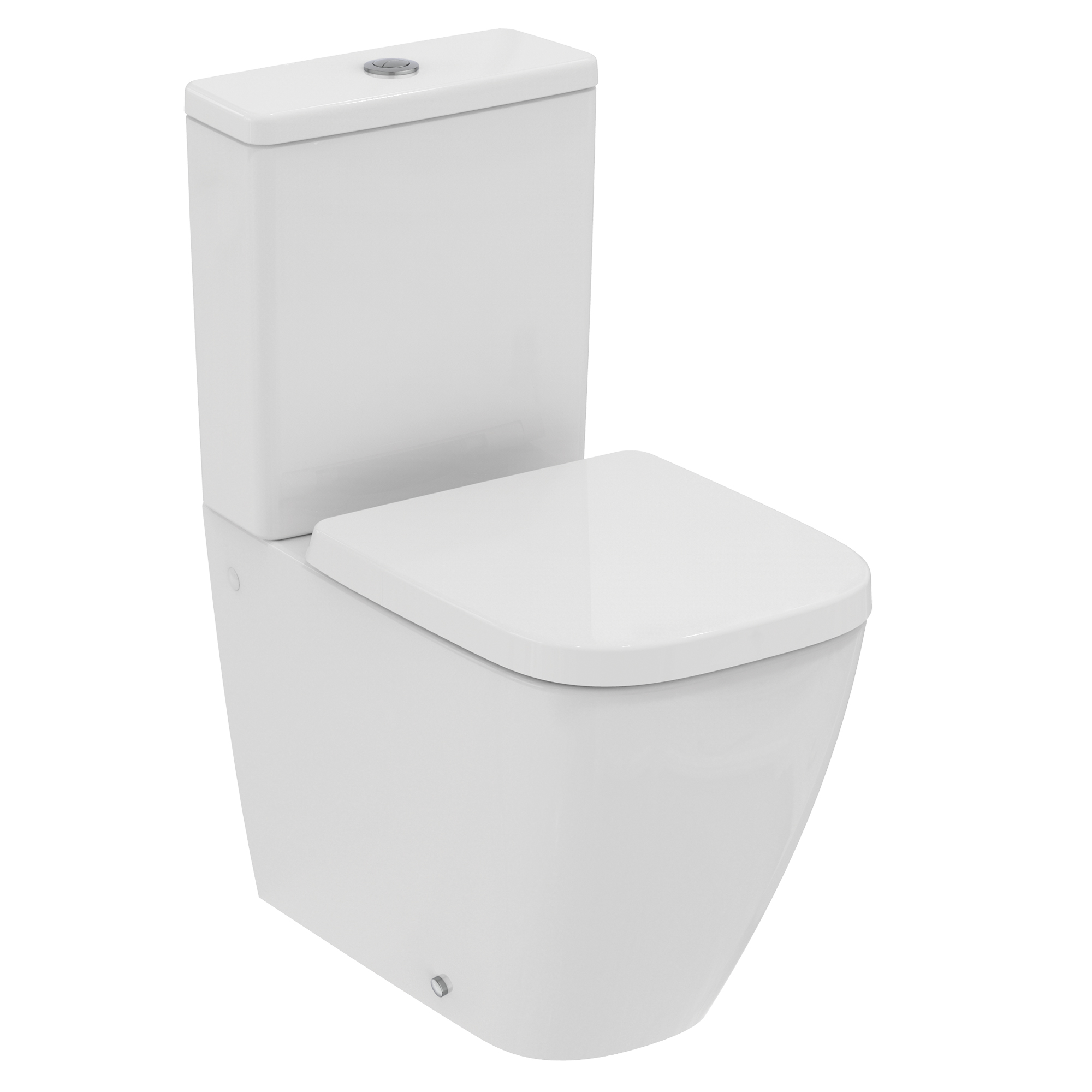 Ideal Standard i.life S Compact Close Coupled Fully Back to Wall Rimless Toilet with Soft Close Seat
