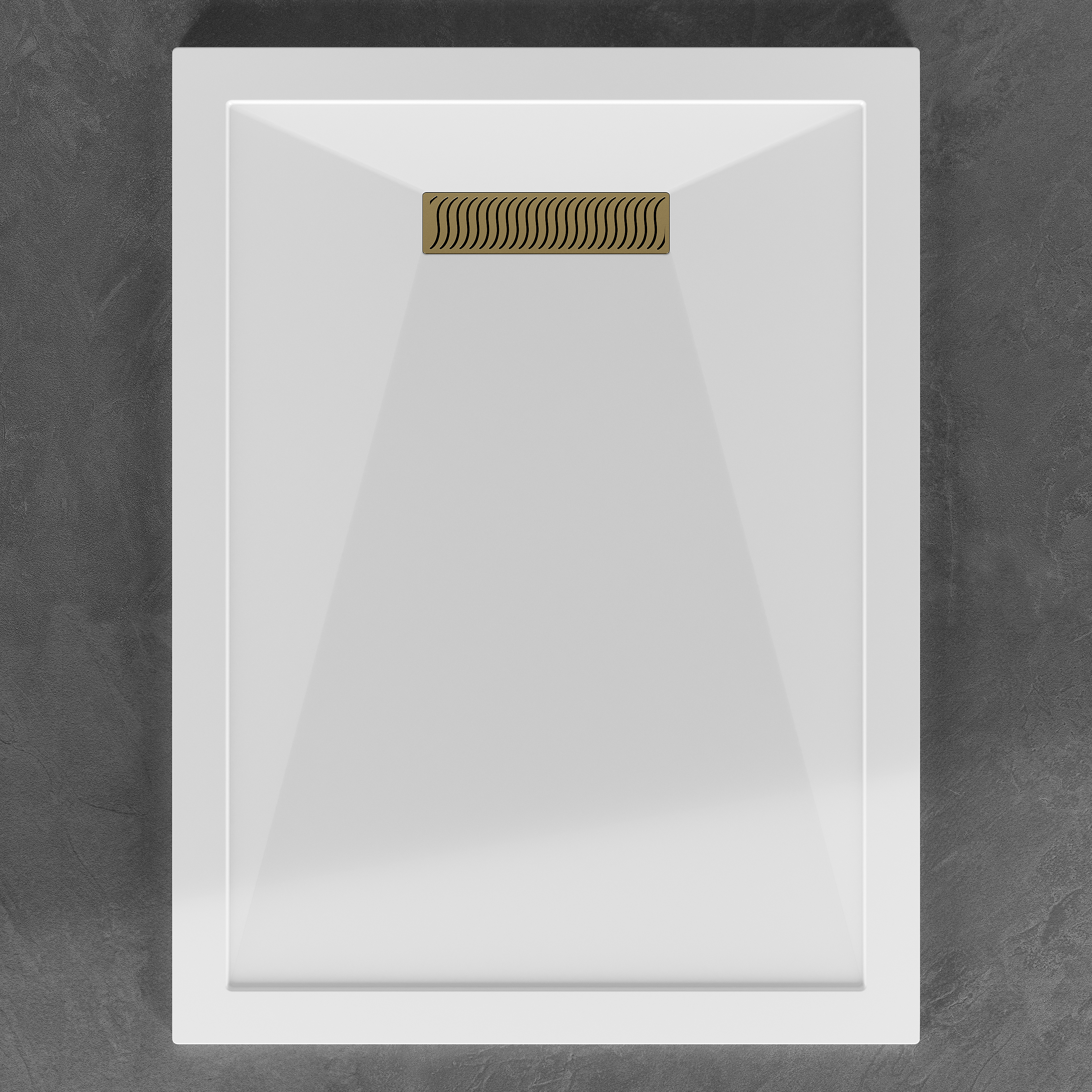 Harbour Linear 25mm Luxury Stone Rectangular Shower Tray - 9 Sizes