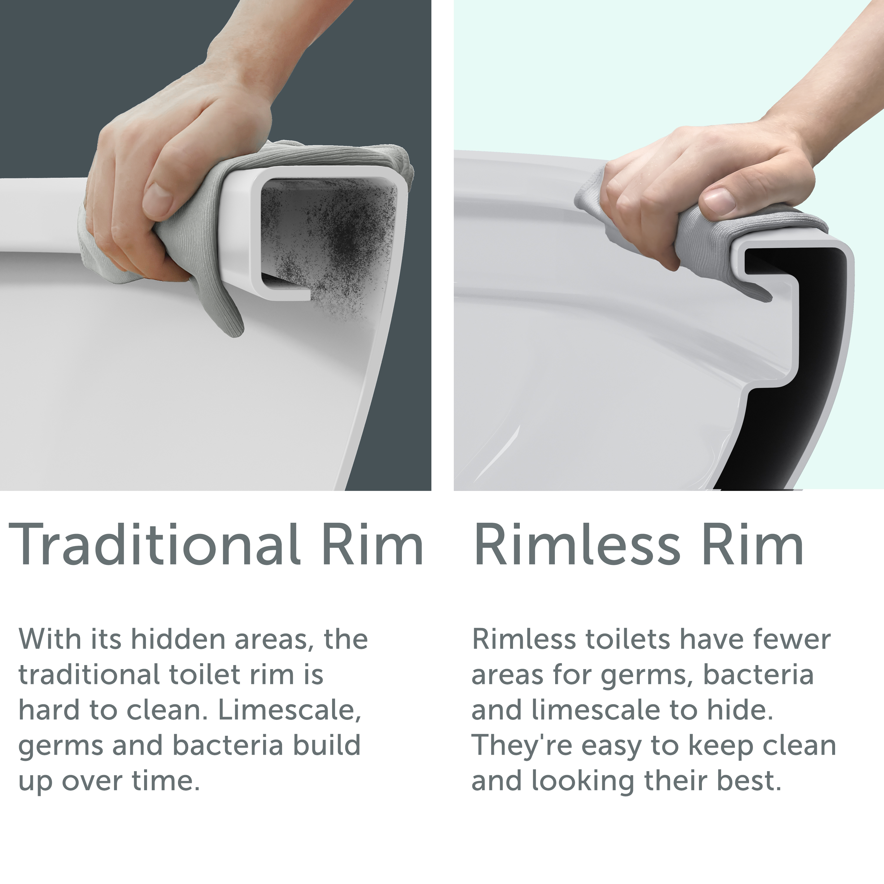 Lydia Rimless Wall Hung Toilet & Soft Close Seat