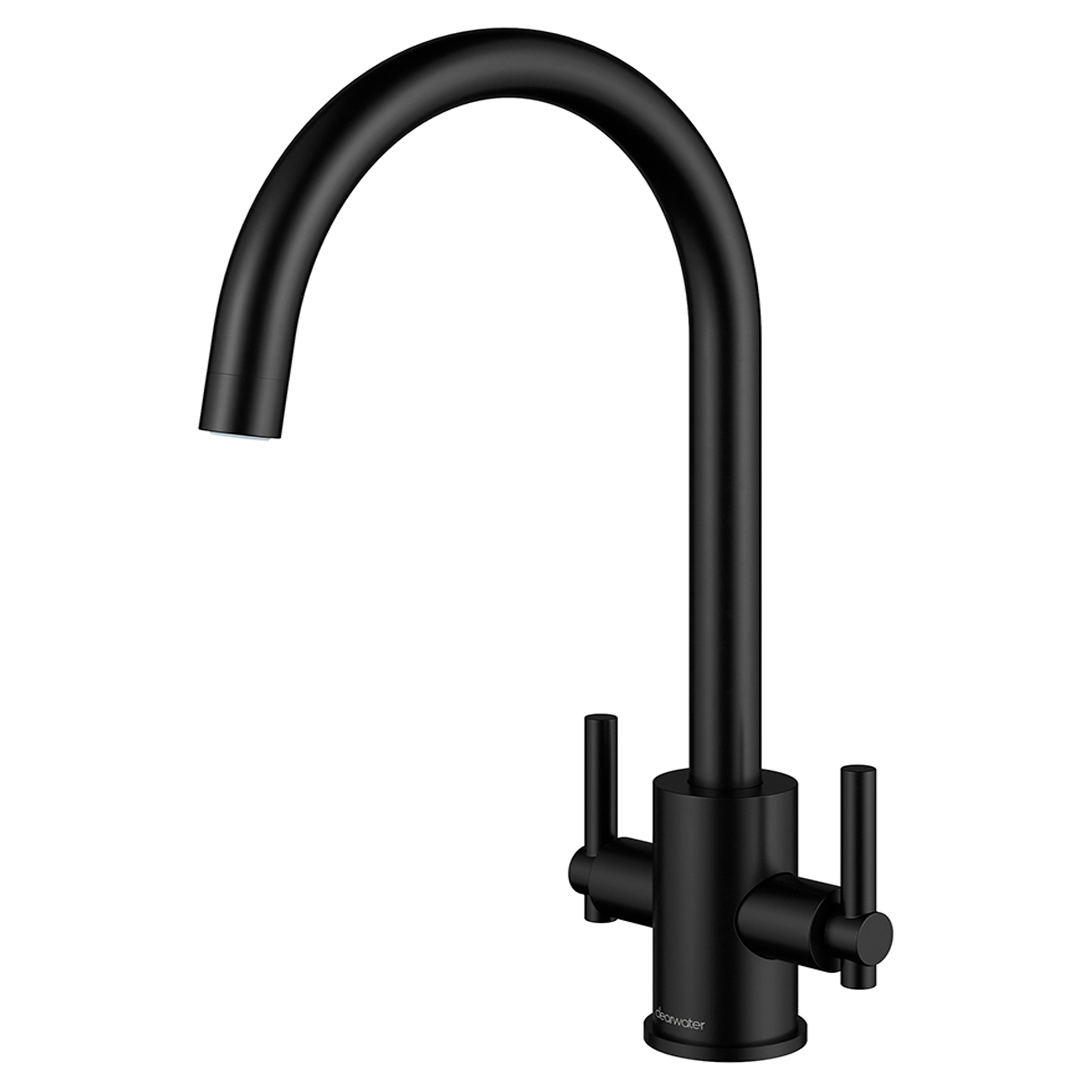 Clearwater Rococo WRAS Approved Twin Lever Mono Kitchen Mixer with Swivel Spout