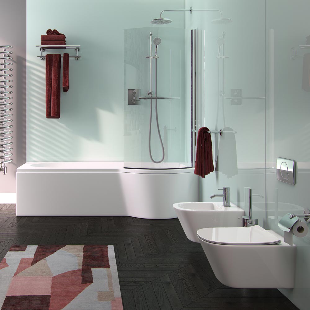 Imex Arco Rimless Wall Hung Toilet and Soft Close Seat