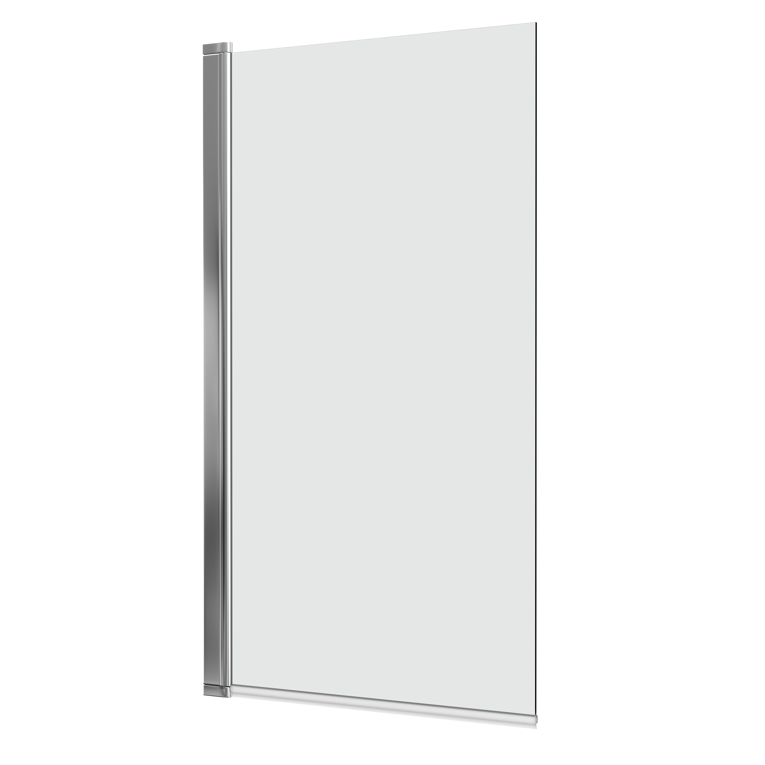Vellamo Square Corner 6mm Glass Bath Screen - 1400 x 800mm