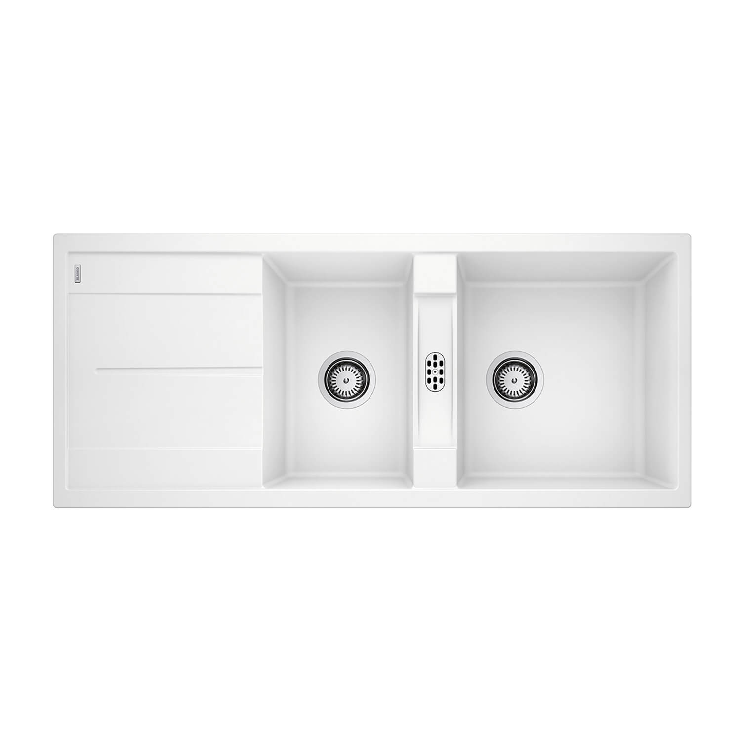 Blanco Metra 8 S 1.5 Bowl Inset Silgranit Composite Kitchen Sink & Waste with Reversible Drainer - 1160 x 500mm
