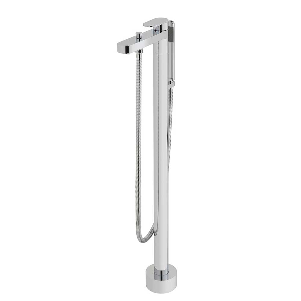 Vado Life Floor Mounted Bath Shower Mixer with Shower Kit