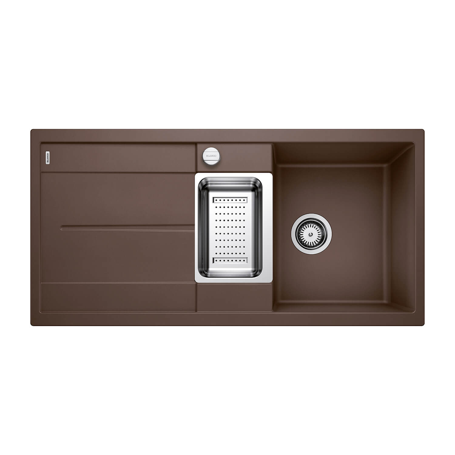 Blanco Metra 6 S 1.5 Bowl Inset Silgranit Composite Kitchen Sink & Waste with Reversible Drainer - 1000 x 500mm