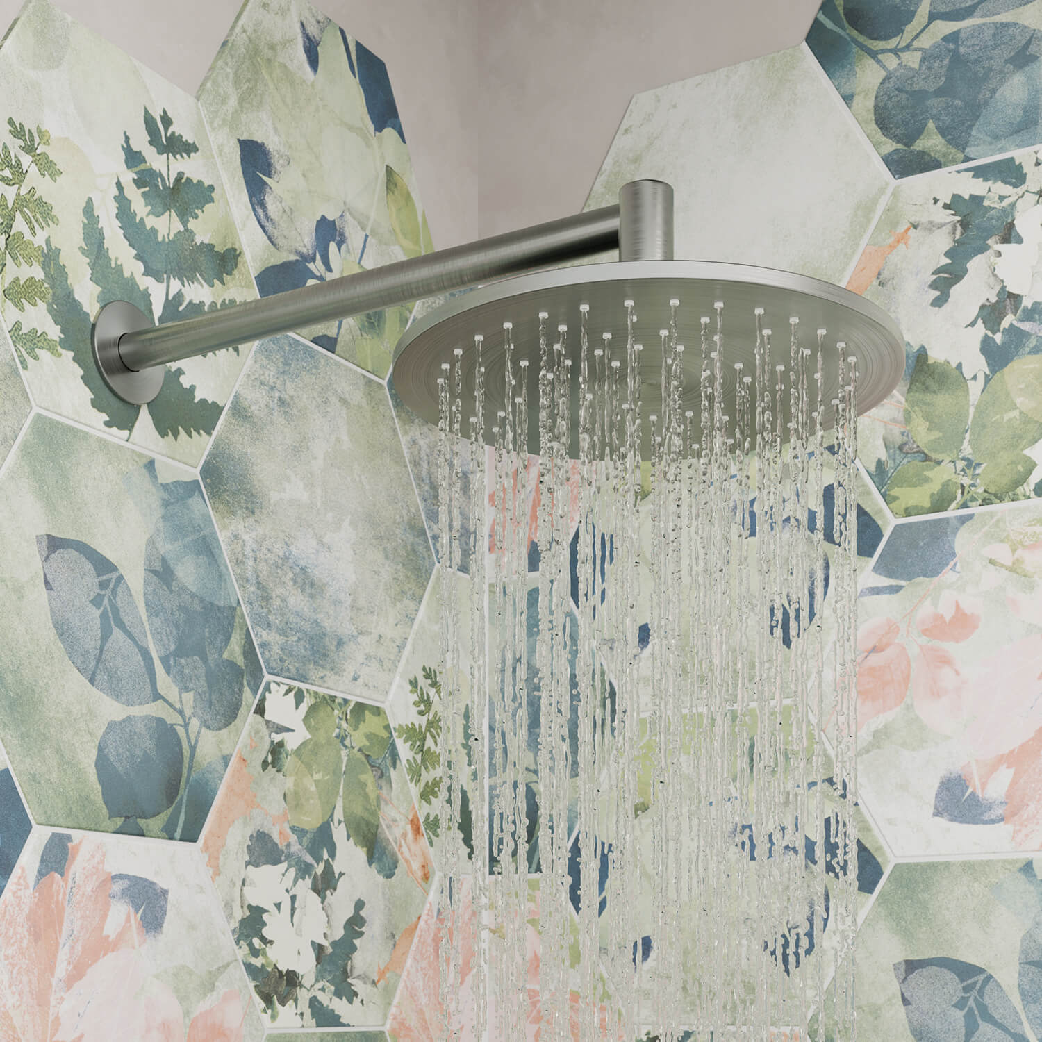 Crosswater 3ONE6 200mm Fixed Stainless Steel Shower Head