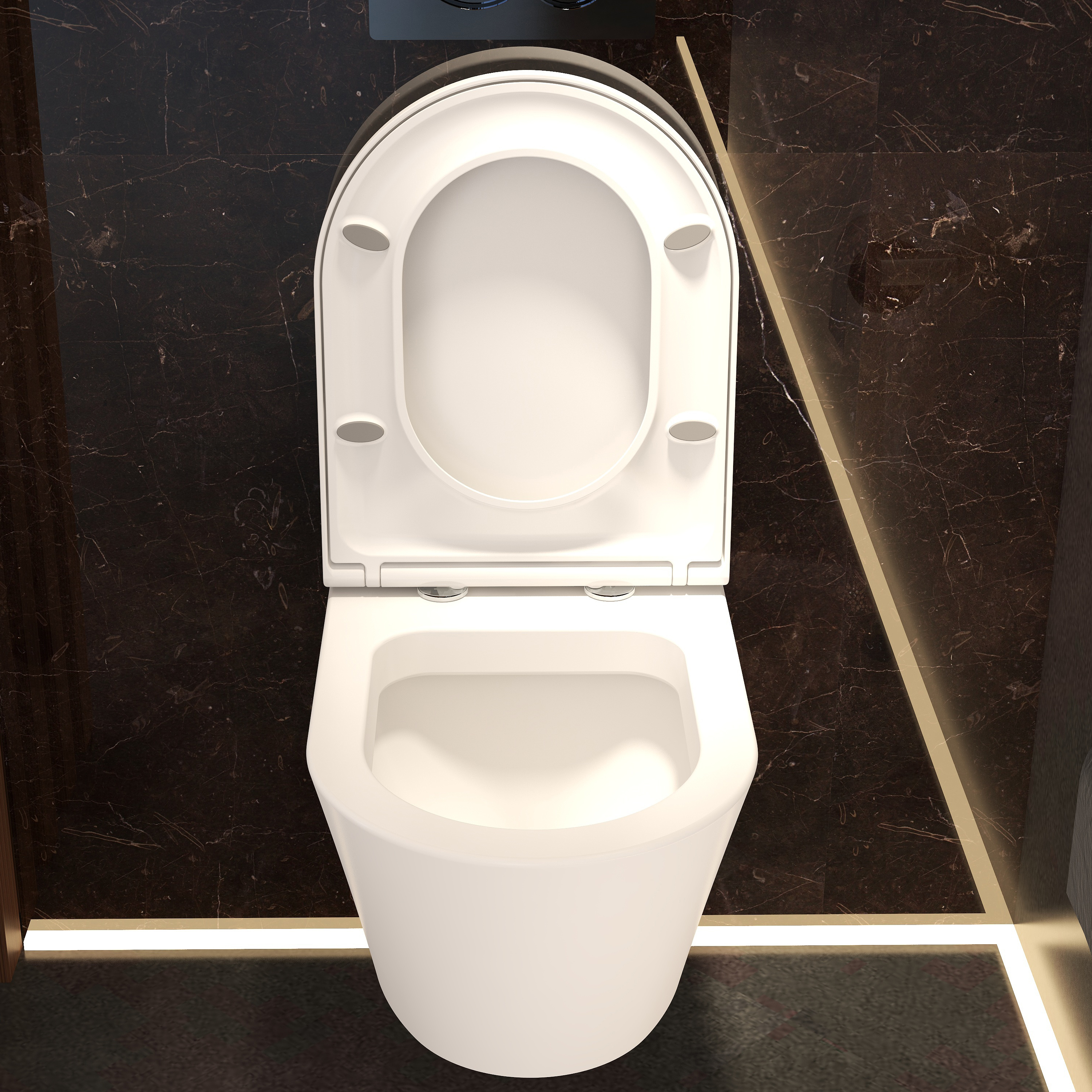 Imex Arco Rimless Wall Hung Toilet and Soft Close Seat