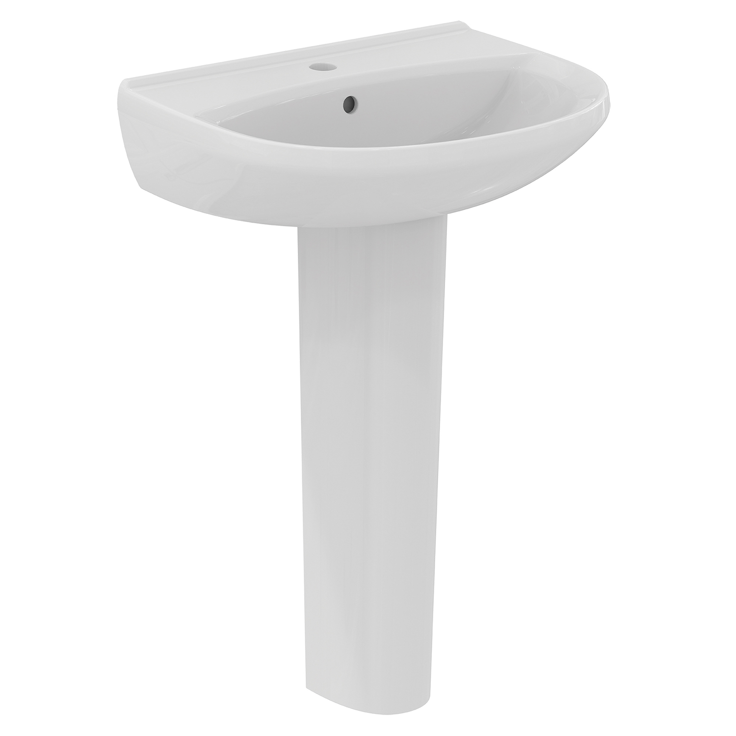 Ideal Standard Eurovit 550mm Basin & Full Pedestal