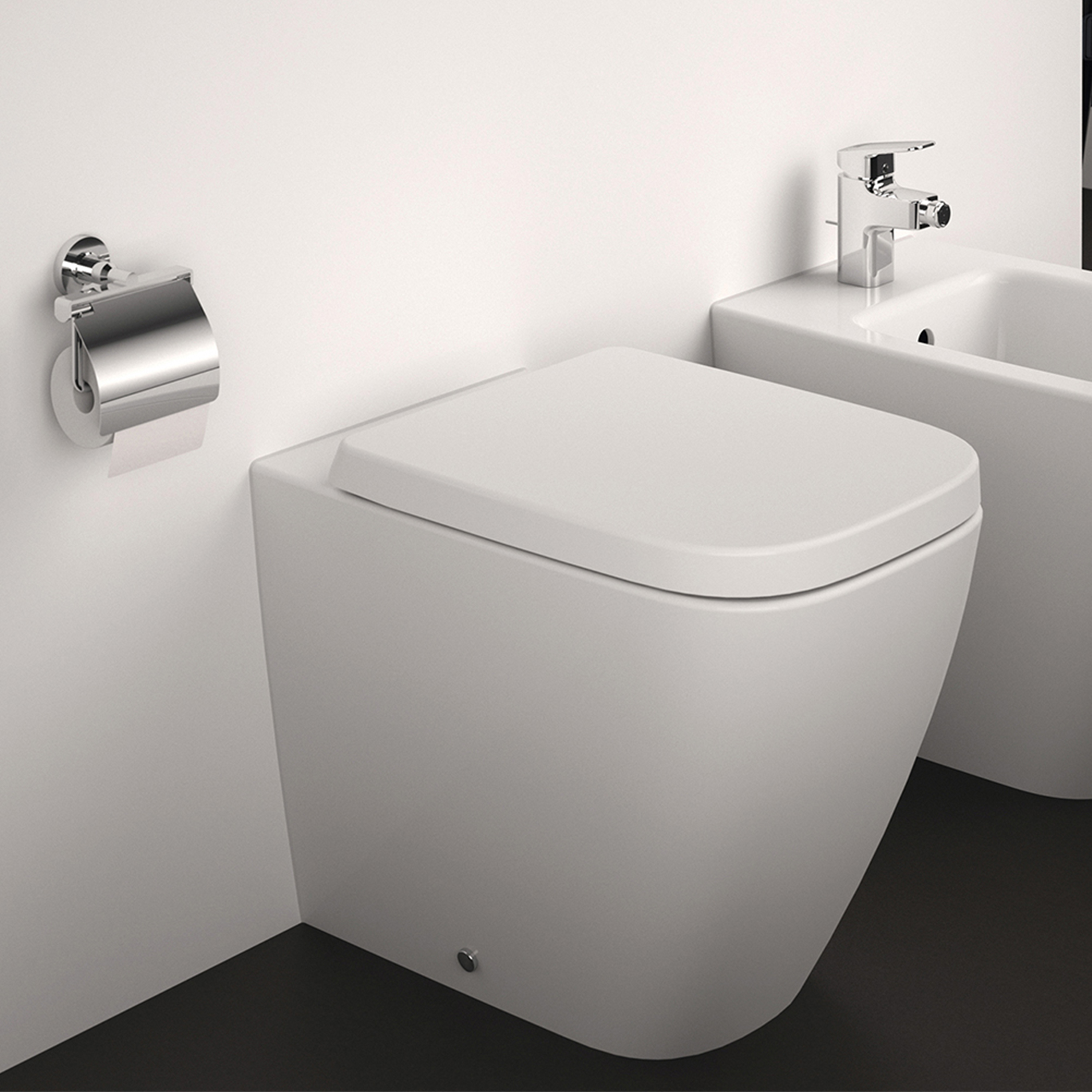 Ideal Standard i.life B Rimless Back to Wall Toilet with Soft Close Seat