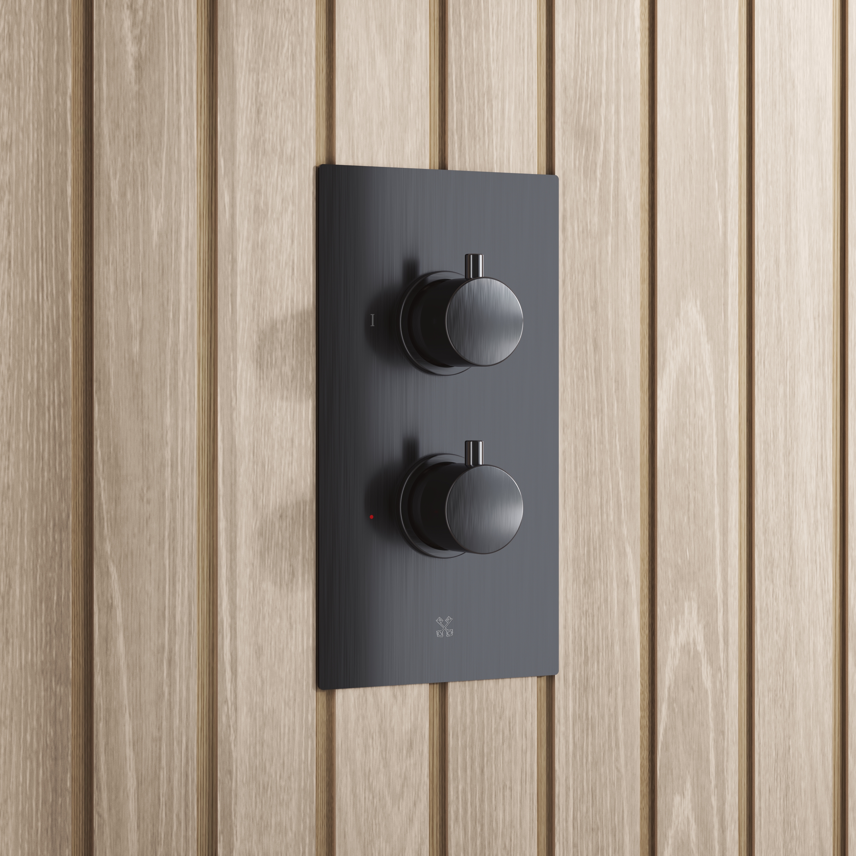 Core Concealed Thermostatic Valve, Fixed Head & Shower Handset Kit