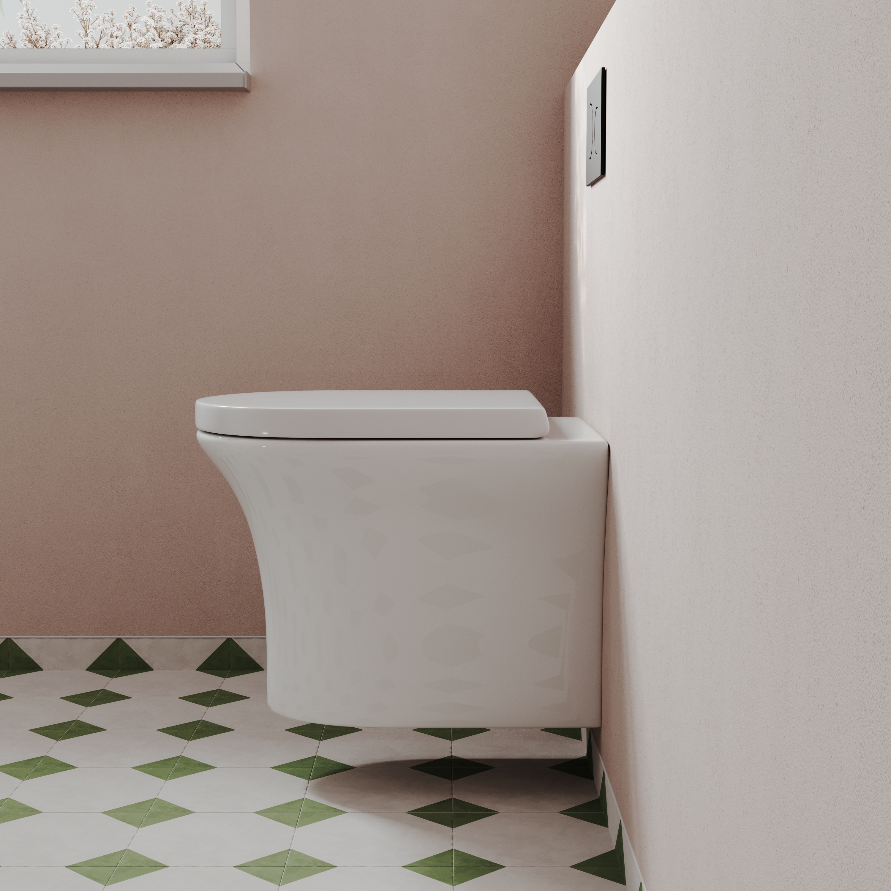 Lydia Rimless Wall Hung Toilet & Soft Close Seat