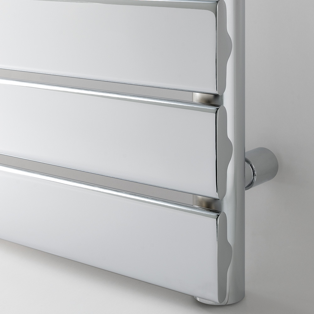 EliteHeat Steel Designer Heated Towel Rail Radiator - Chrome