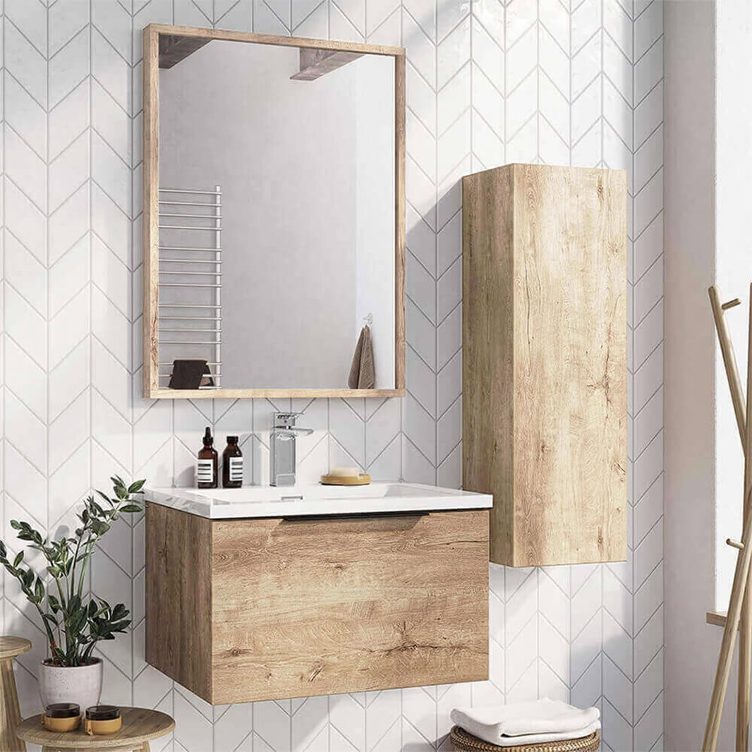 Harbour Virtue 900mm Wall Mounted Tall Storage Cabinet