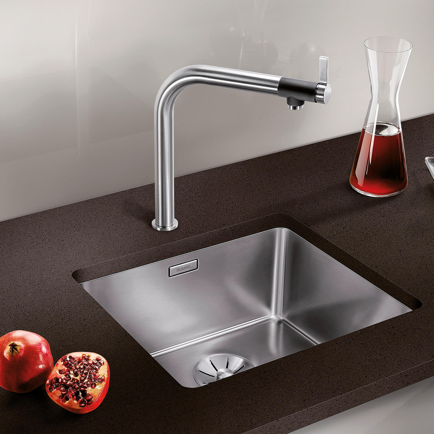 Blanco Vonda Ergonomic Control Chrome Mono Kitchen Mixer Tap