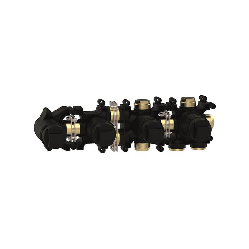Crosswater Module 2 Outlet Concealed Thermostatic Shower Valve With Bath Spout & Shower Handset