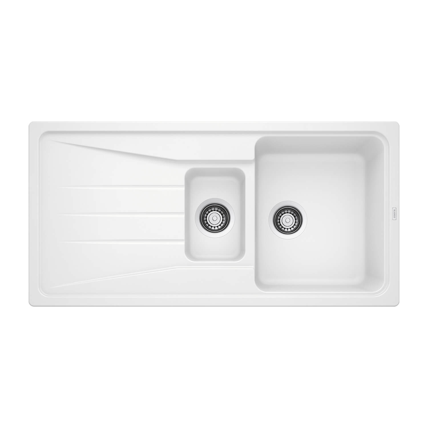 Blanco Sona 6 S 1.5 Bowl Inset Silgranit Composite Kitchen Sink & Waste with Reversible Drainer - 1000 x 500mm